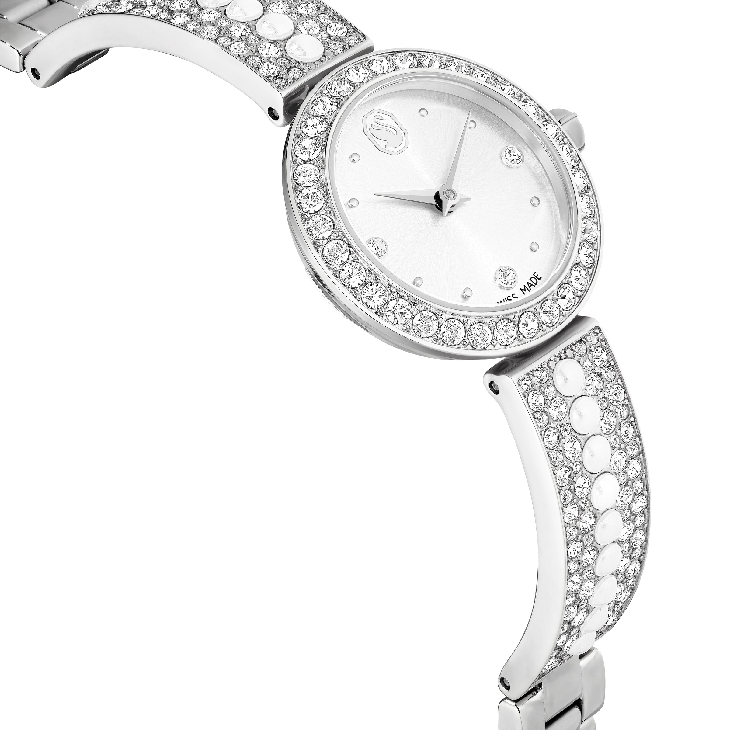 Swarovski Quarzuhr »MATRIX« Armbanduhr, Damenuhr, Swiss Made, Edelstahlarmband, analog
