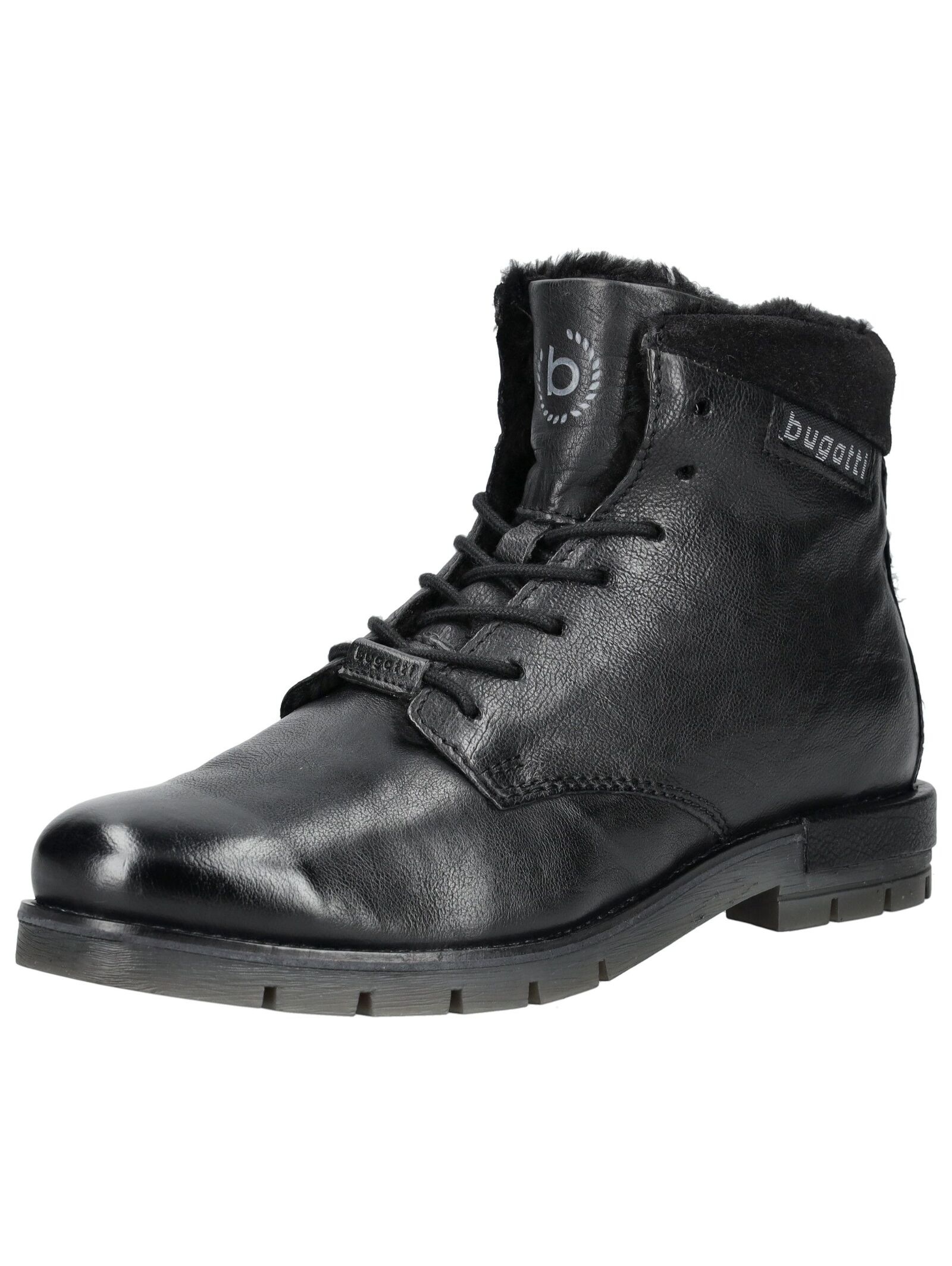 bugatti Schnürstiefelette "bugatti Stiefelette Leder" günstig online kaufen