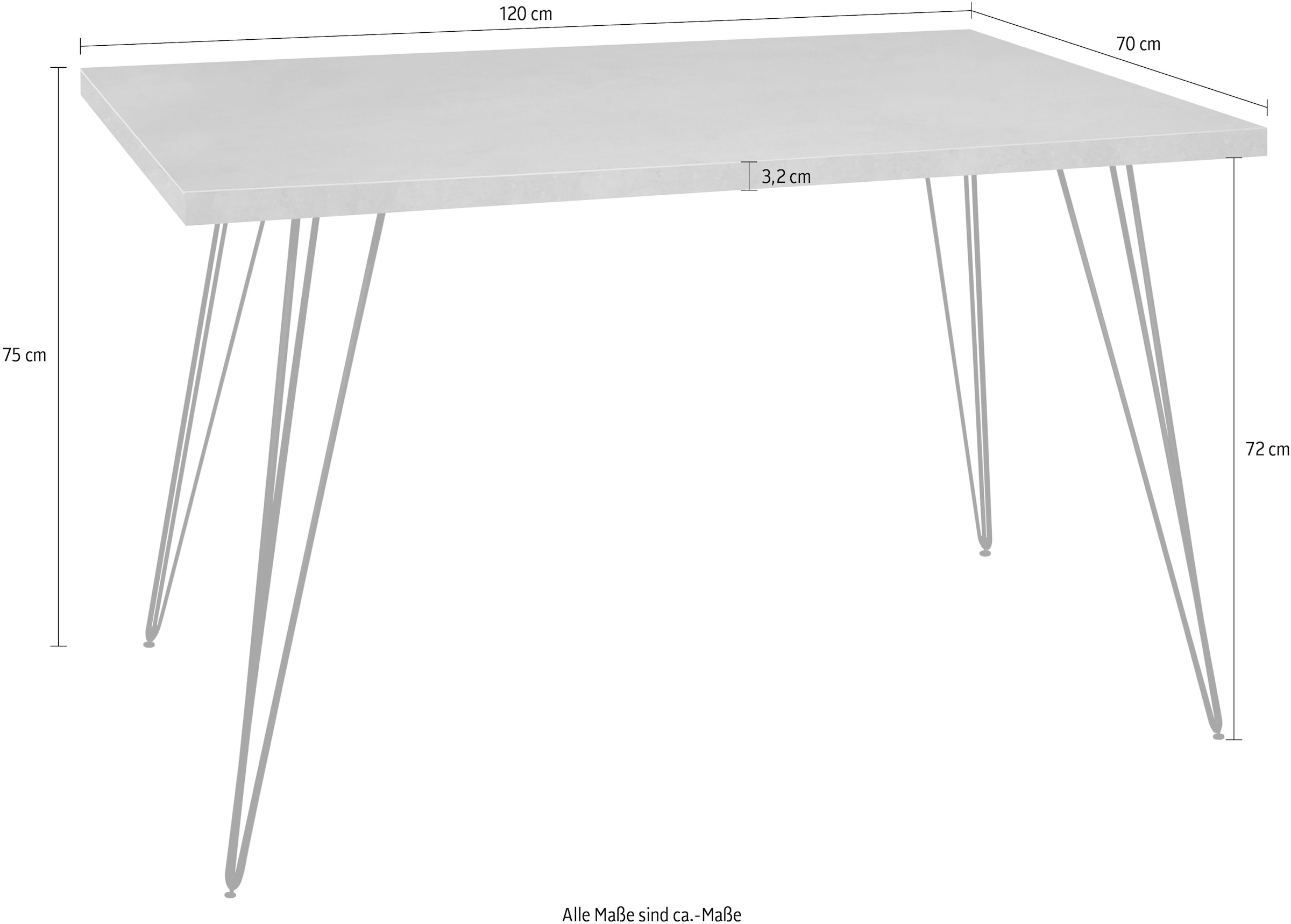 Mäusbacher Schreibtisch "Big System Office", Breite 120 cm günstig online kaufen