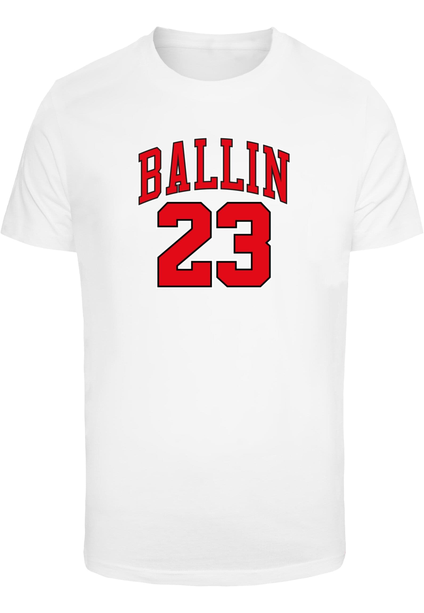 MisterTee Kurzarmshirt "MisterTee Herren Ballin 23 Tee" 1 Stk. tlg. günstig online kaufen
