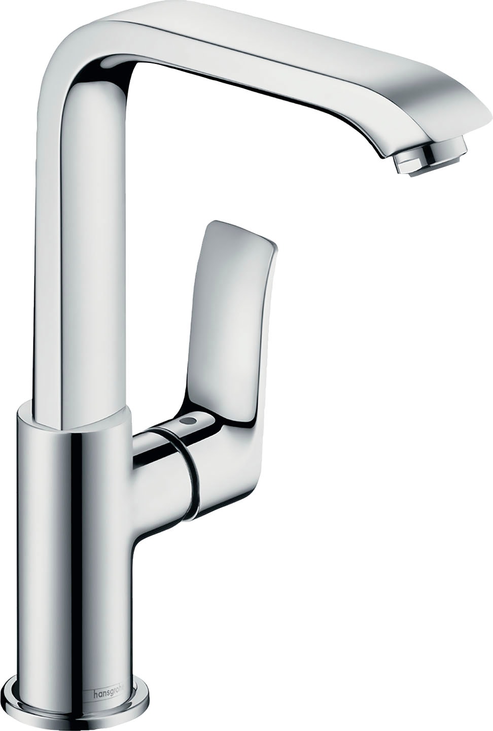 hansgrohe Waschtischarmatur "Metris", 23cm, mit Zugstangen-Ablaufgarnitur, chrom