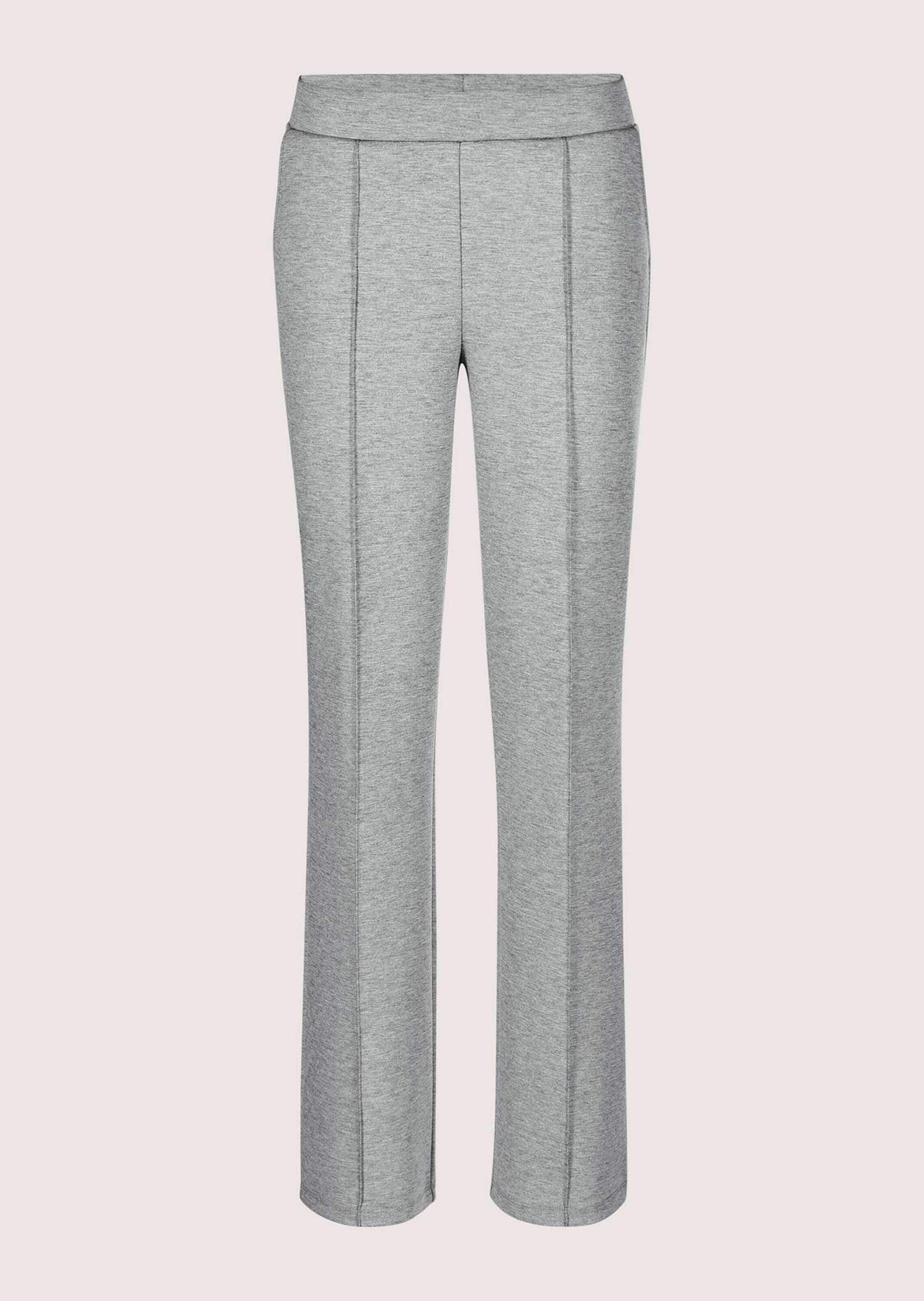 MADELEINE Jerseyhose "Jerseyhose Weite Schlupfhose mit Biesen" Jersey-Schlupfhose mit Biese