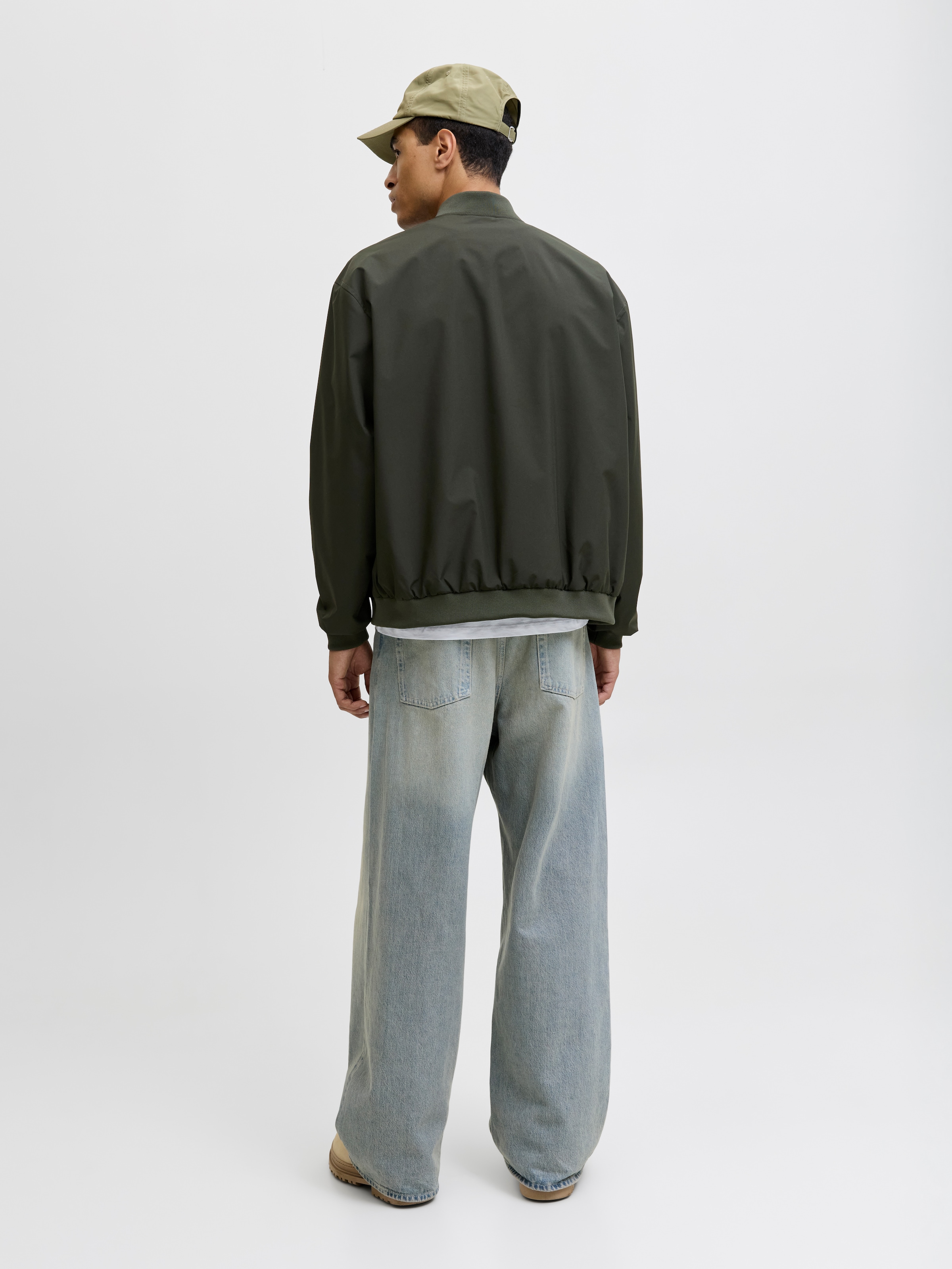 Jack & Jones Bomberjacke »JJECHARGE BOMBER JACKET NOOS«, ohne Kapuze, mit Rippbündchen