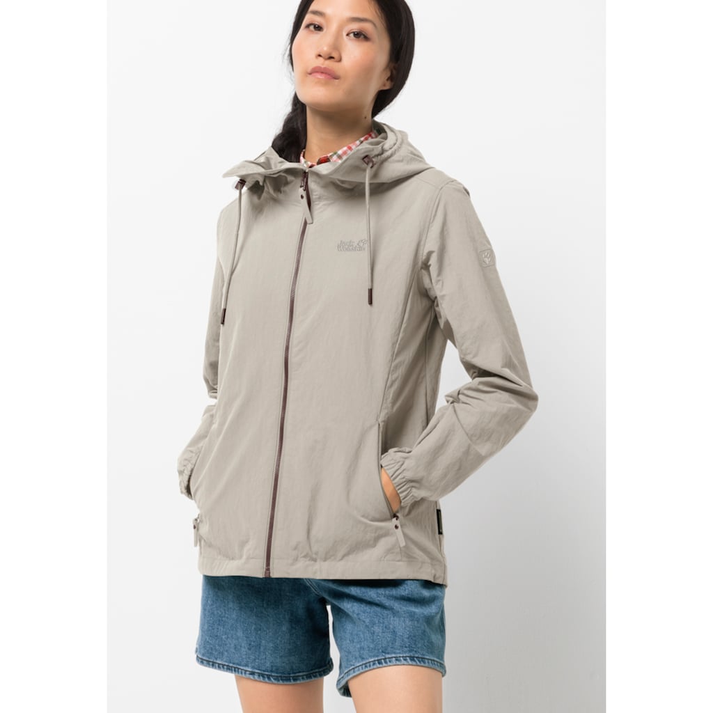 Jack Wolfskin Outdoorjacke »LAKESIDE JACKET W«, mit Kapuze