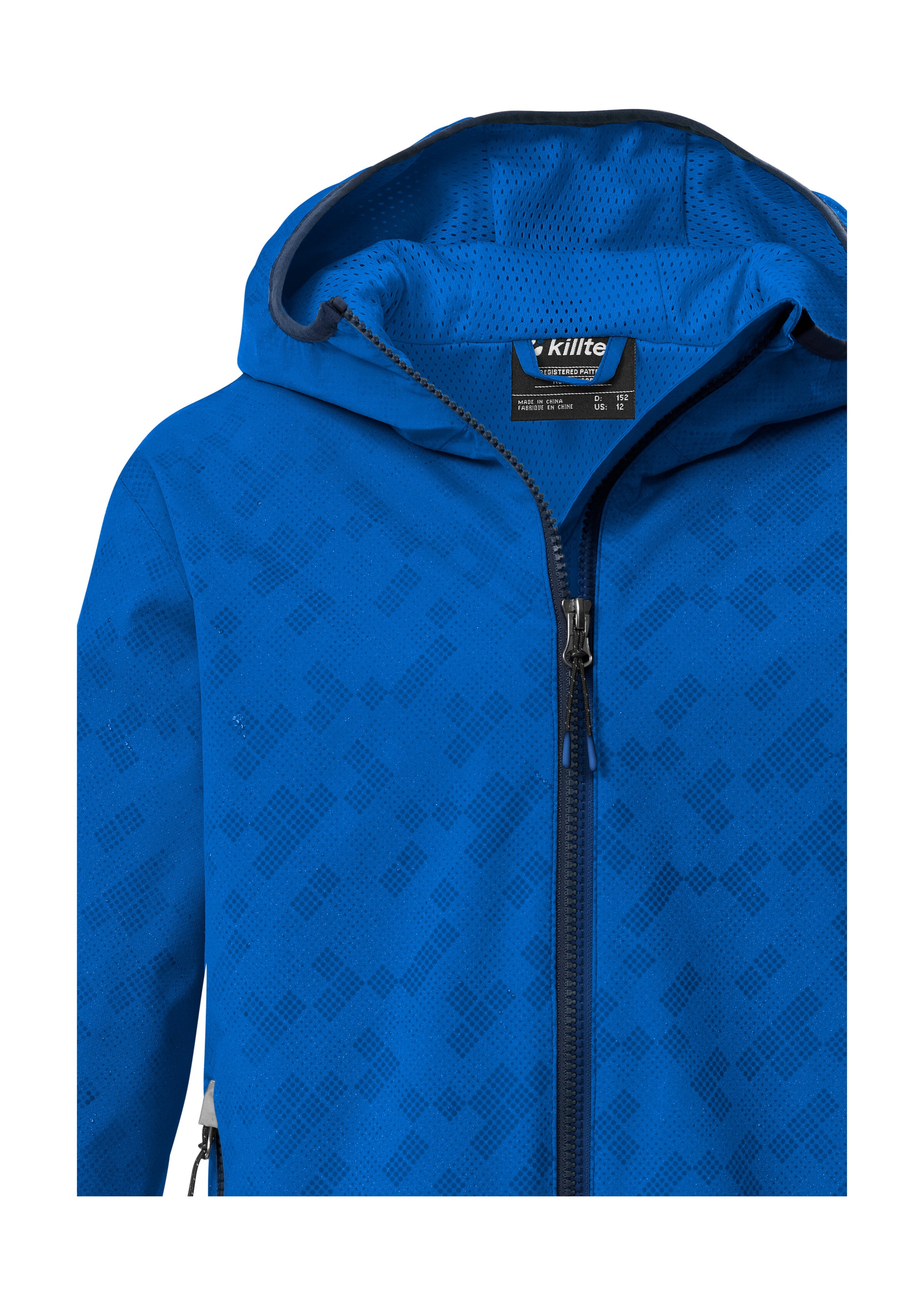 Thumbnail - Killtec Funktionsjacke "KOS 145 BYS JCKT" Kinderjacke mit Magic Print, wasserdicht, Kapuze, Kinnschutz