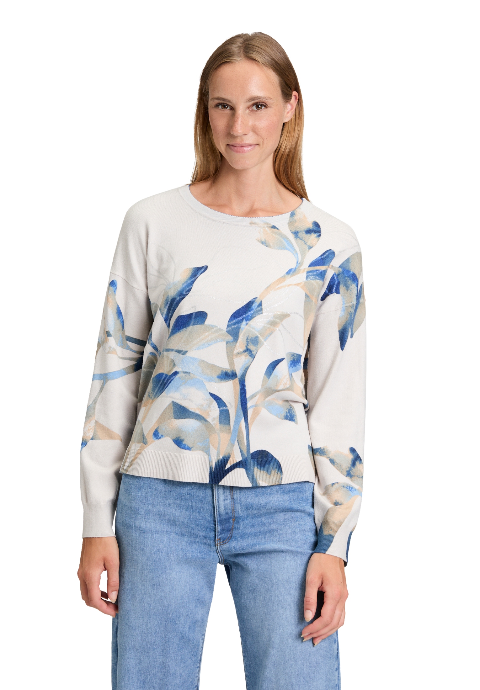 Betty Barclay Strickpullover "Betty Barclay Damen Strickpullover mit Print" günstig online kaufen