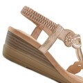 LASCANA Sandale, mit Schmucksteinen und elastischen Riemen