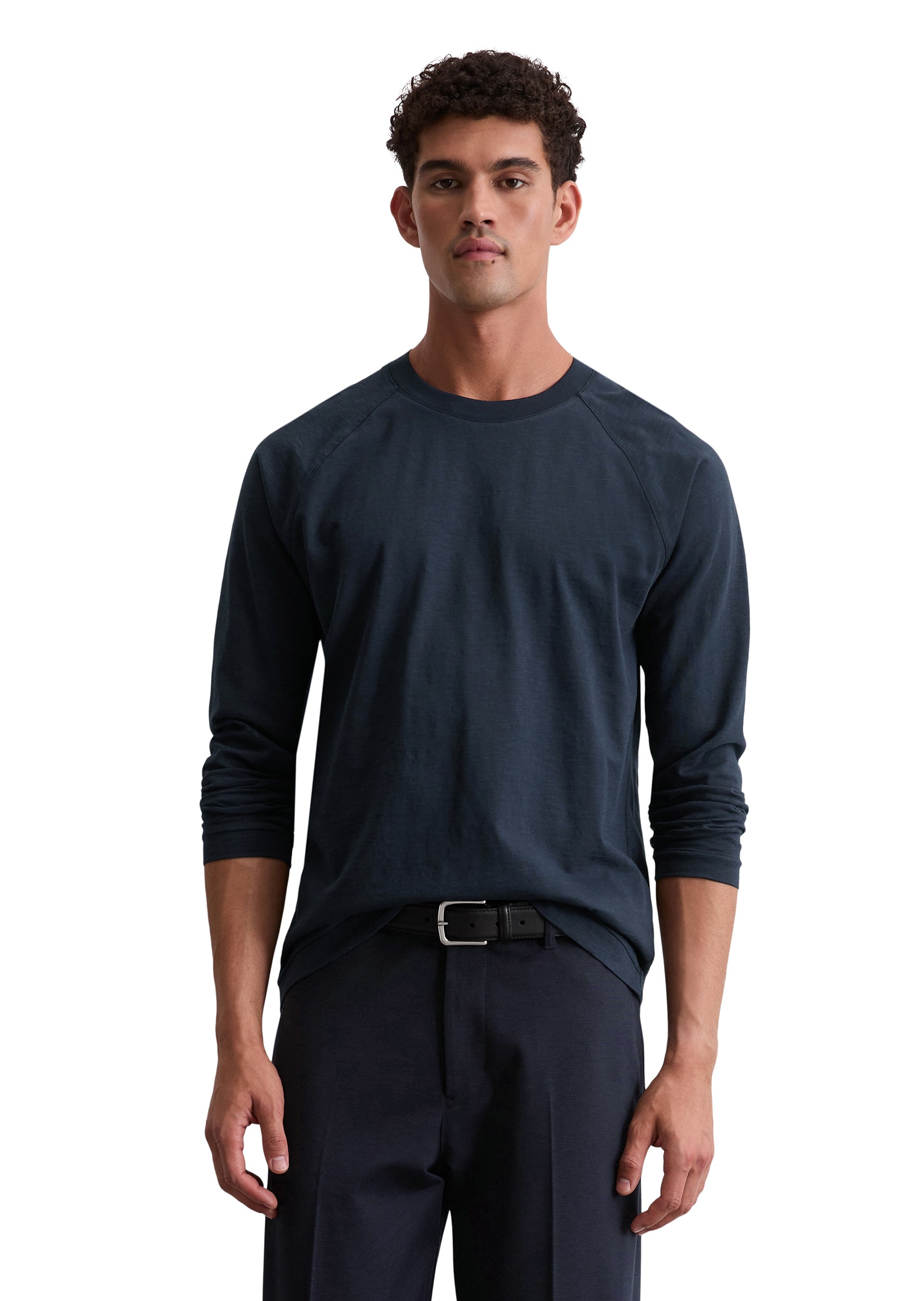 Marc OPolo Langarmshirt "aus reiner Bio-Baumwolle" günstig online kaufen