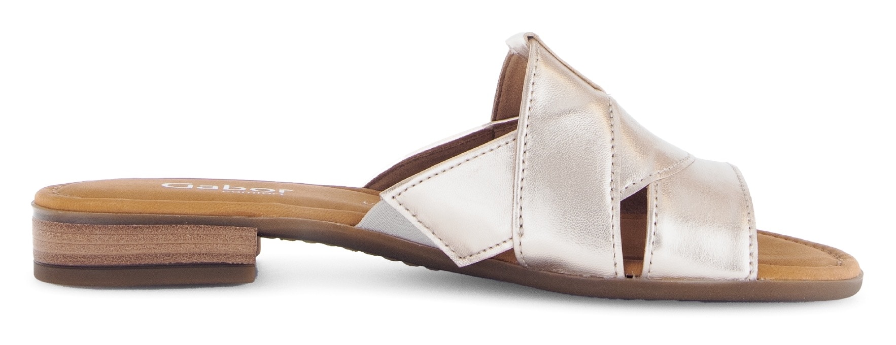Gabor Pantolette »RHODOS«, Blockabsatz, Sommerschuh, Komfortschuh in Bequemweite G (= weit)