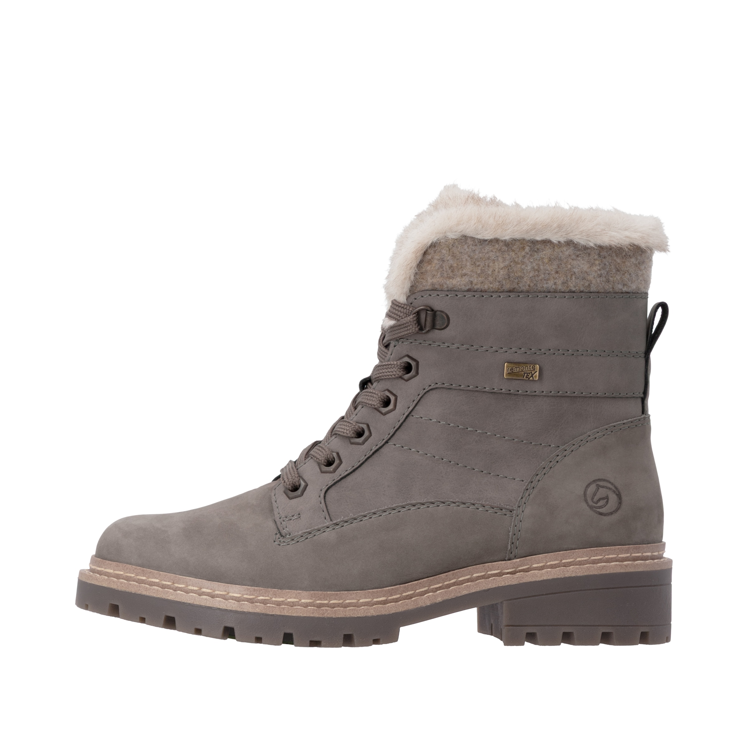 Remonte Winterboots  Schnürboots mit wasserabweisender TEX-Membrane, Schurwollfutter