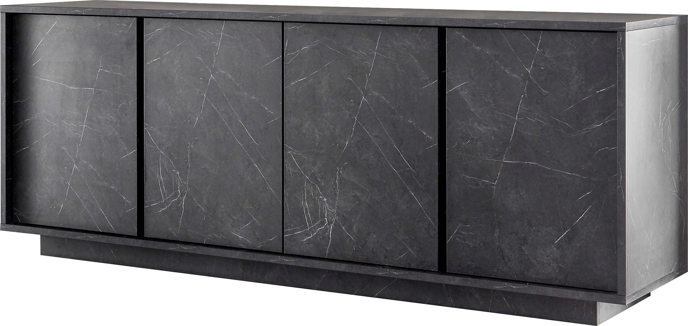 Home affaire Sideboard "Carrara" grifflos günstig online kaufen