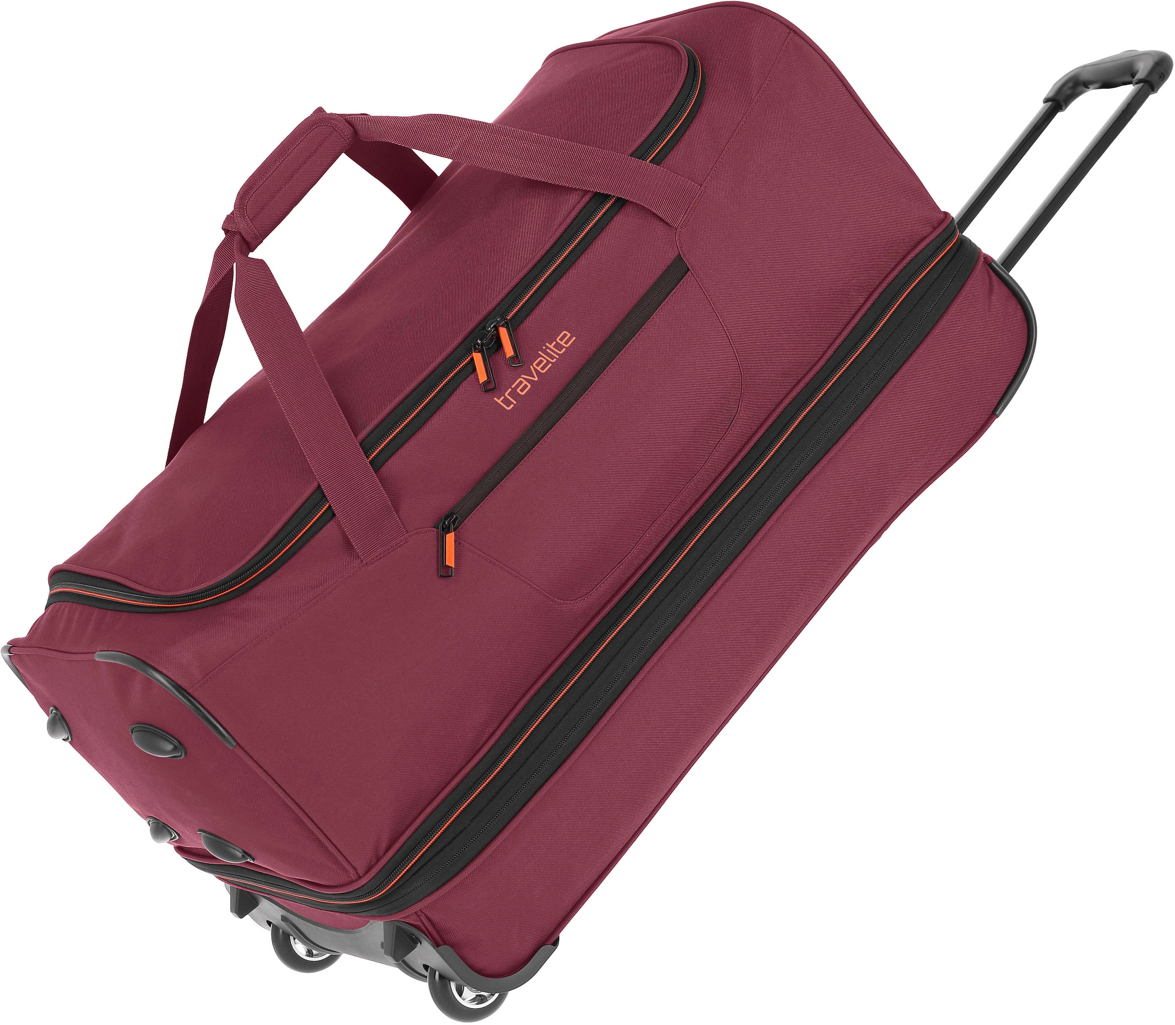 Reisetasche »Basics, kaufen Rollen | bordeaux«, mit 70 cm, travelite BAUR