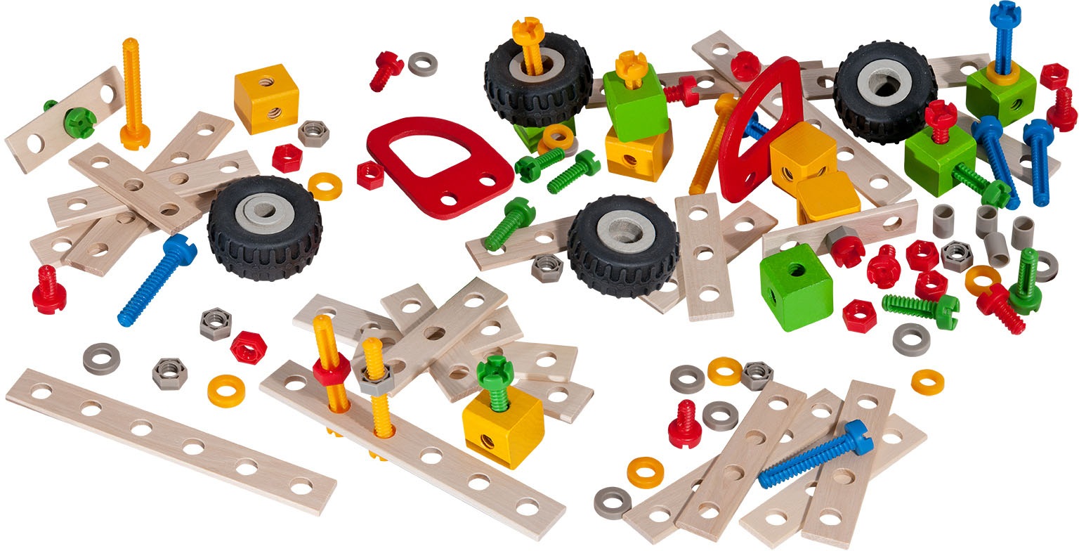 Eichhorn Konstruktionsspielsteine »Constructor Erweiterungsset«, (111 St.), Made in Germany, FSC®- schützt Wald - weltweit
