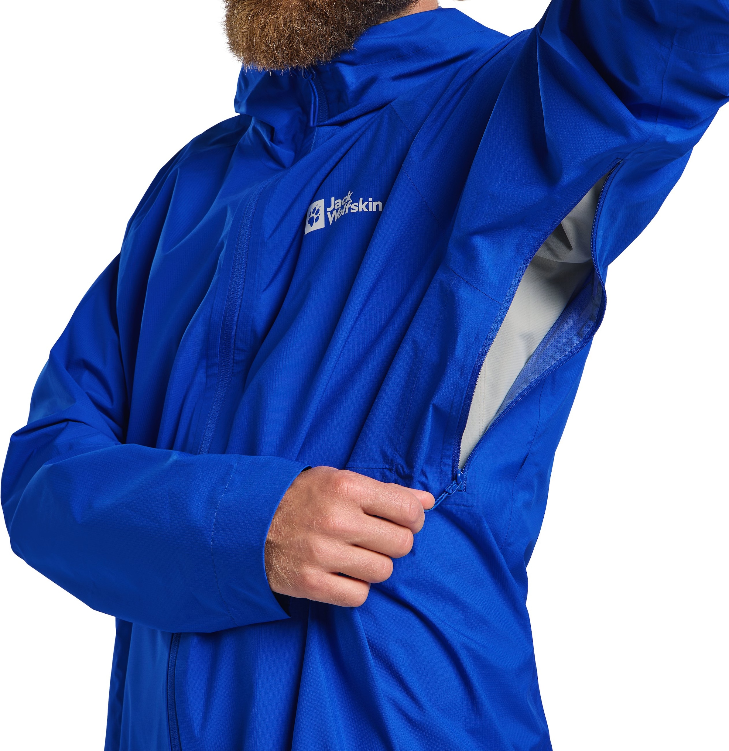 Jack Wolfskin Outdoorjacke »PRELIGHT 2.5L LT JKT M«, mit Kapuze