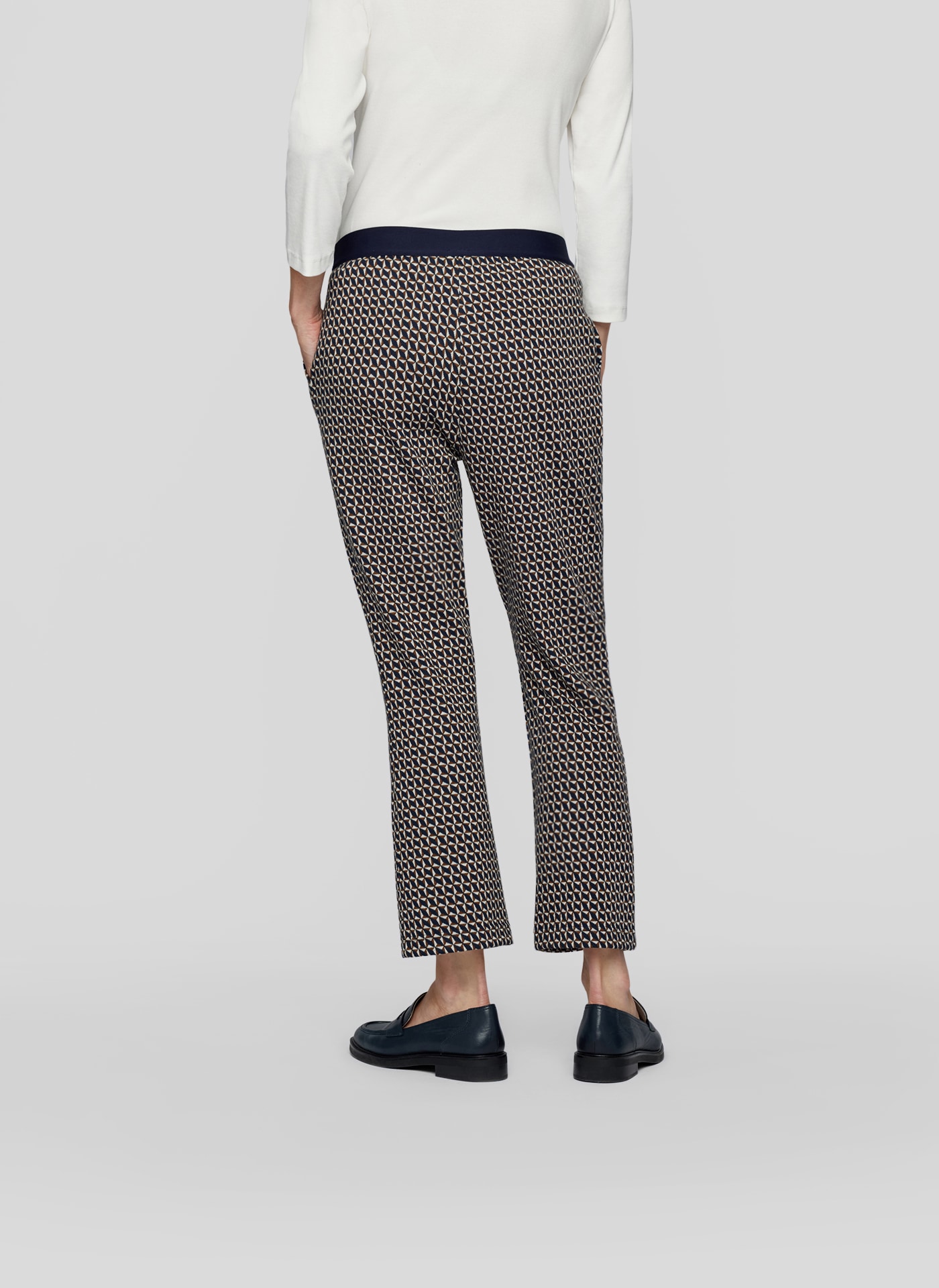 Rabe Jerseyhose »Rabe Elegante Gemusterte Damenhose – Stilvoll und Bequem!«