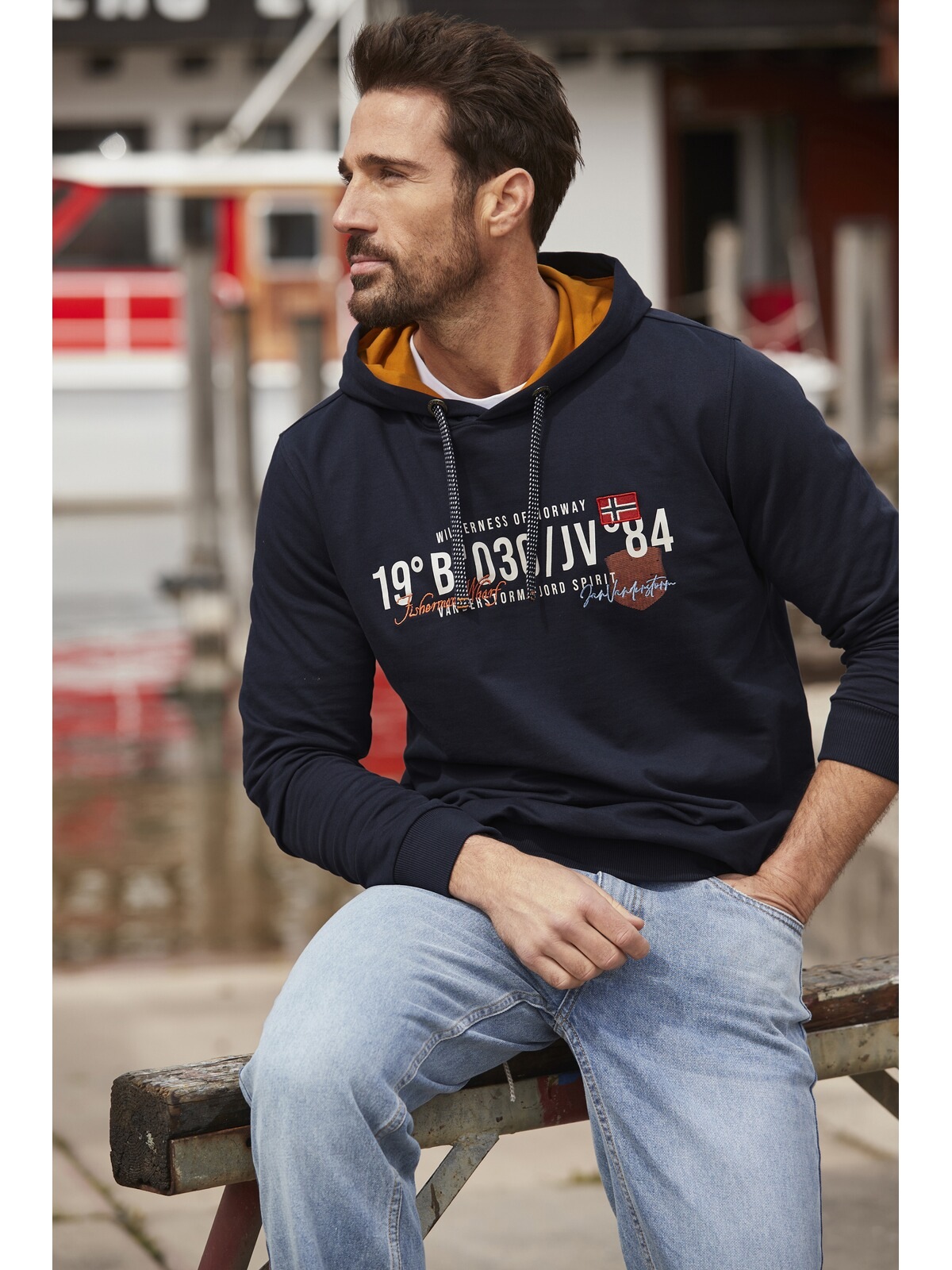 Jan Vanderstorm Kapuzensweatshirt »Sweatshirt JORRIT«