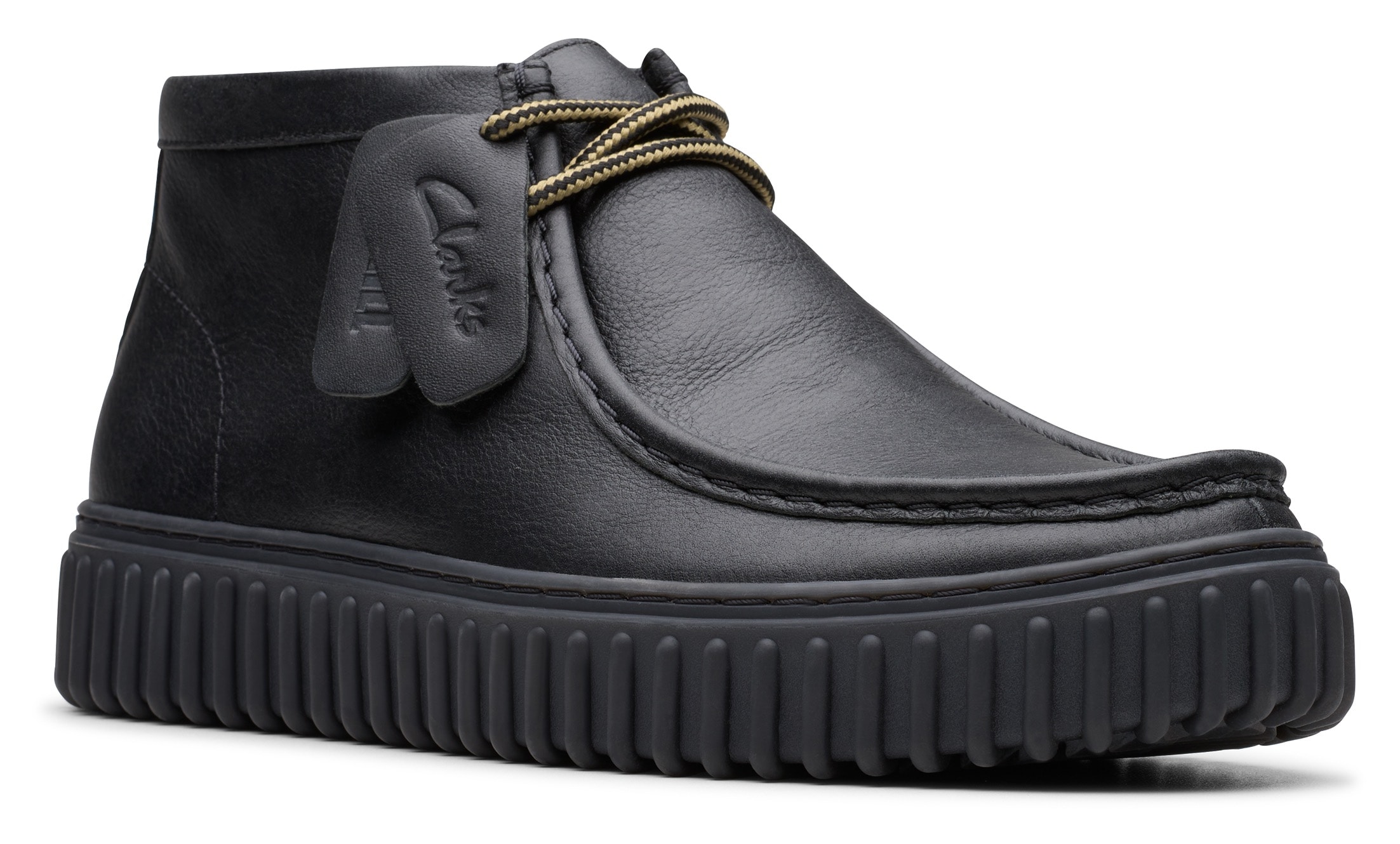 Clarks Schnürboots »Torhill Hi«, Desert Boots, High Top Sneaker mit Wechselfußbett