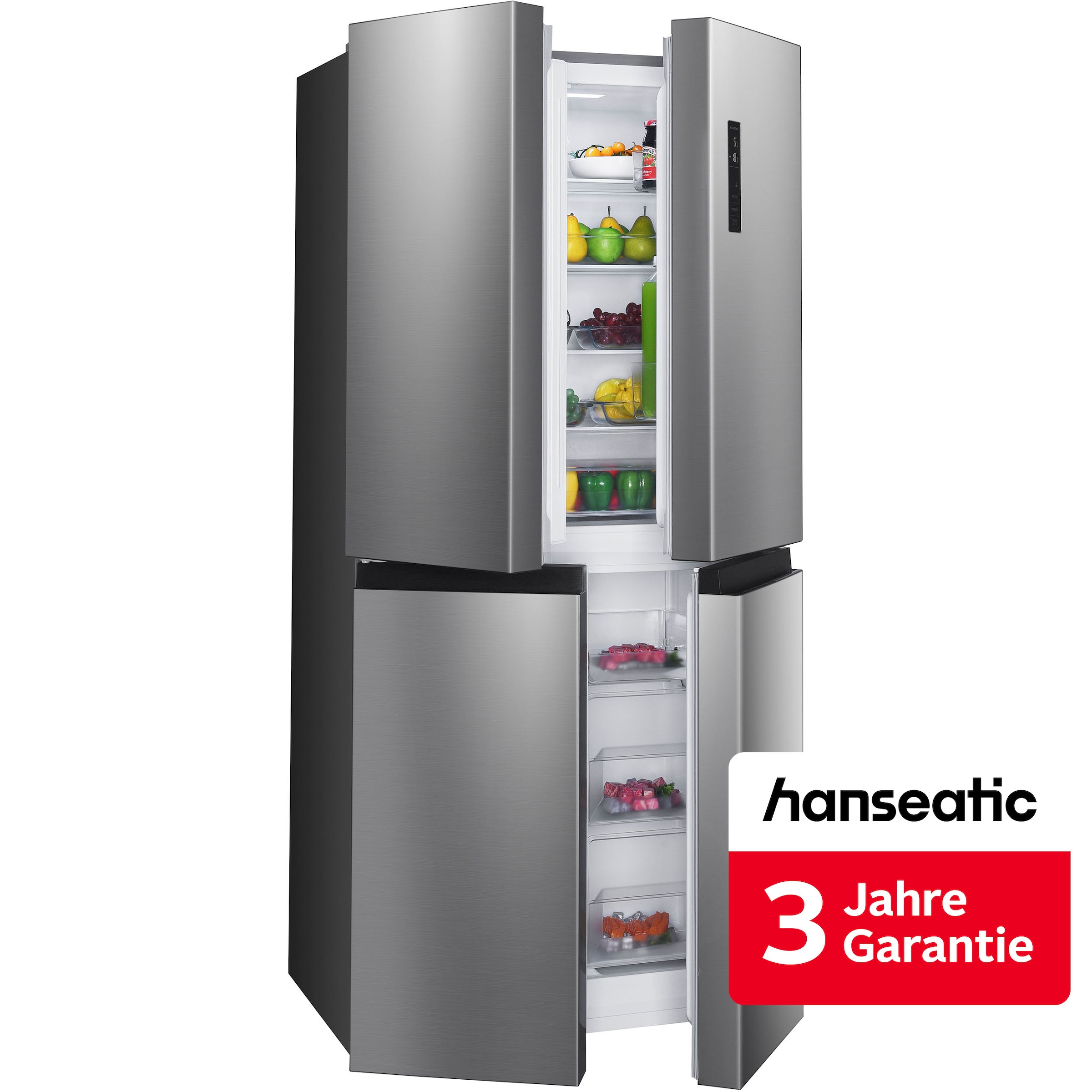 Hanseatic Multi Door "HCDD18080CI" 180 cm hoch 79,5 cm breit inkl. 3 Jahre Herstellergarantie