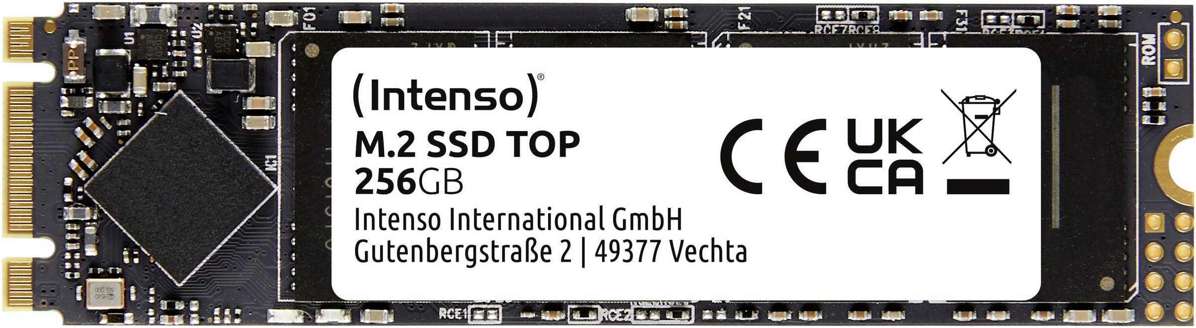 Intenso interne SSD »Top 256GB«, Anschluss M.2 (2880)