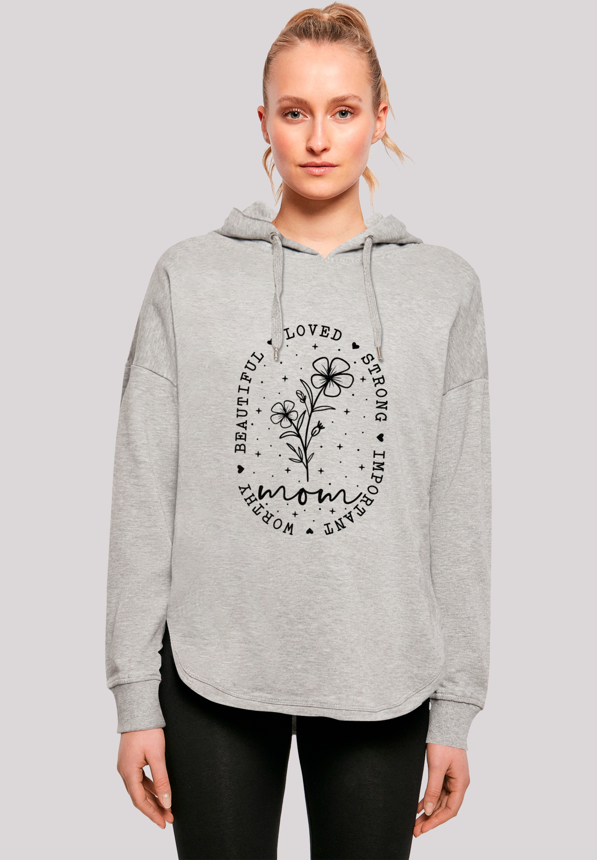 F4NT4STIC Kapuzenpullover "Mothers Day Black Art Print for Mom Best Mom Eve günstig online kaufen