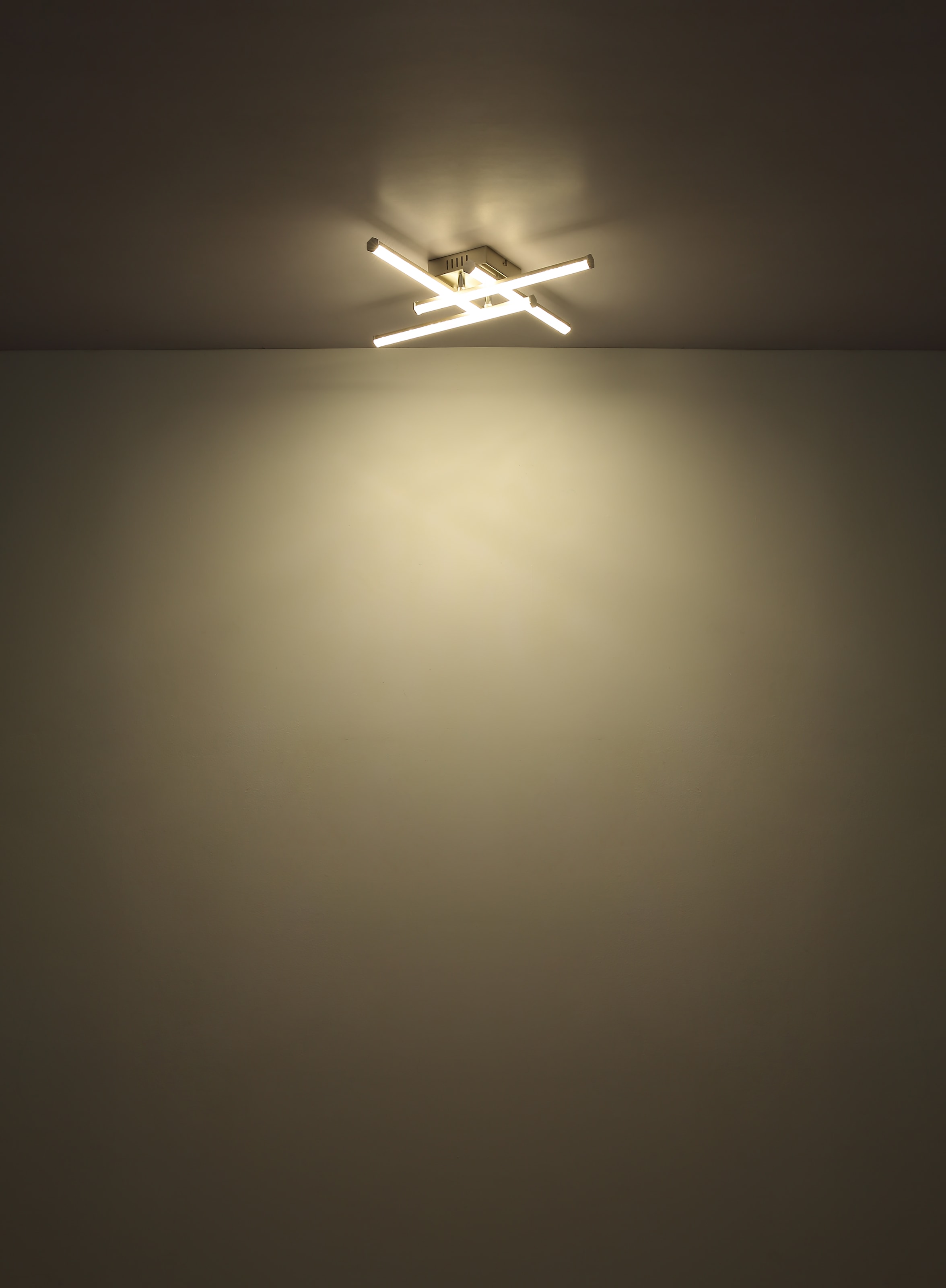GLOBO LIGHTING LED Deckenleuchte »KIRINA«, Leuchtmittel LED-Modul | LED fest integriert, Deckenlampe/schwarz/Dreh-/Schwenkbar/3000K/opal