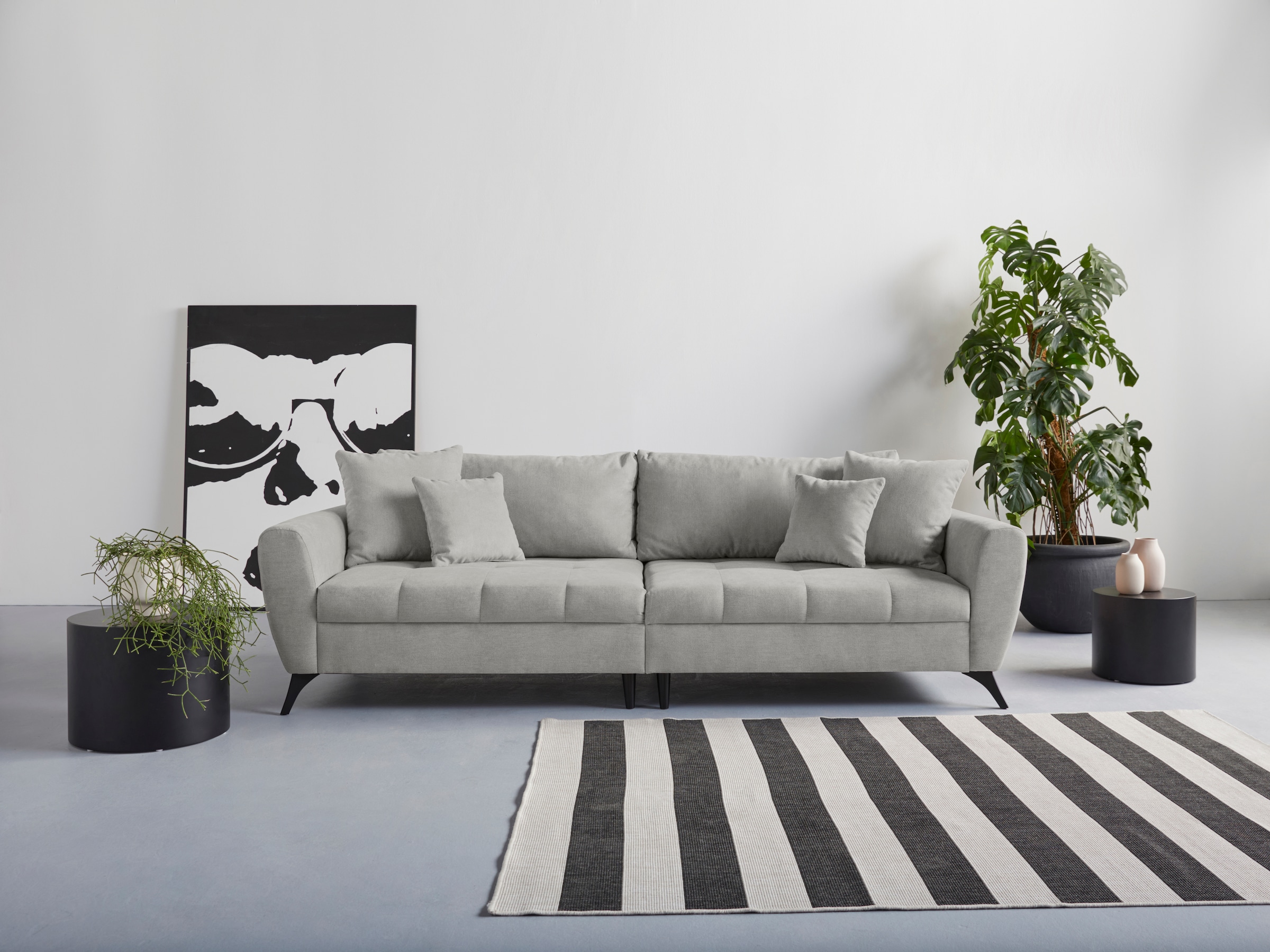 INOSIGN Big-Sofa »Lörby Luxus«, Belastbarkeit mit Sitzplatz, clean-Bezug auch bis BAUR pro Aqua | 140kg kaufen