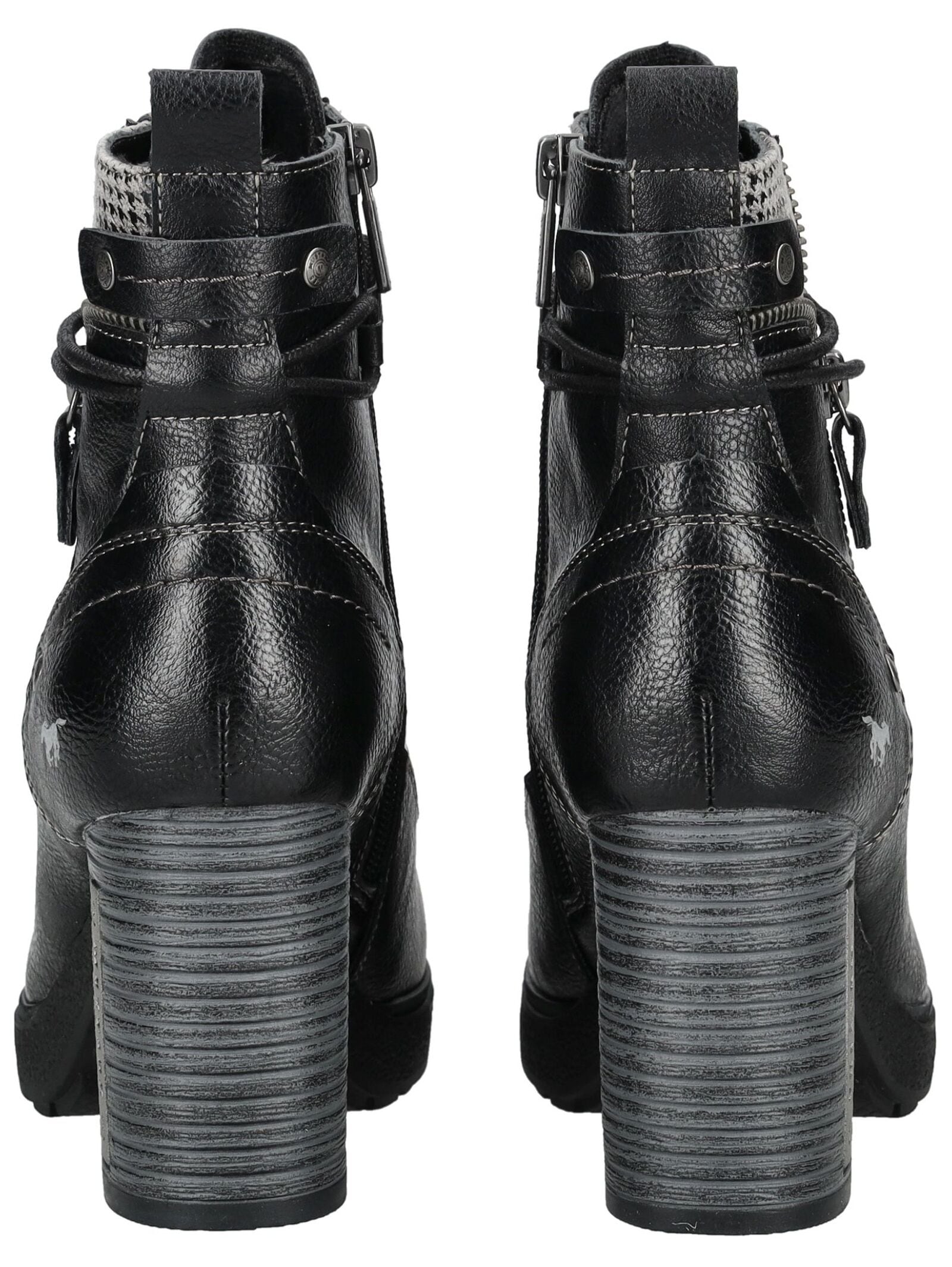 Mustang Shoes High-Heel-Stiefelette »Mustang Shoes Stiefelette Lederimitat/Textil«