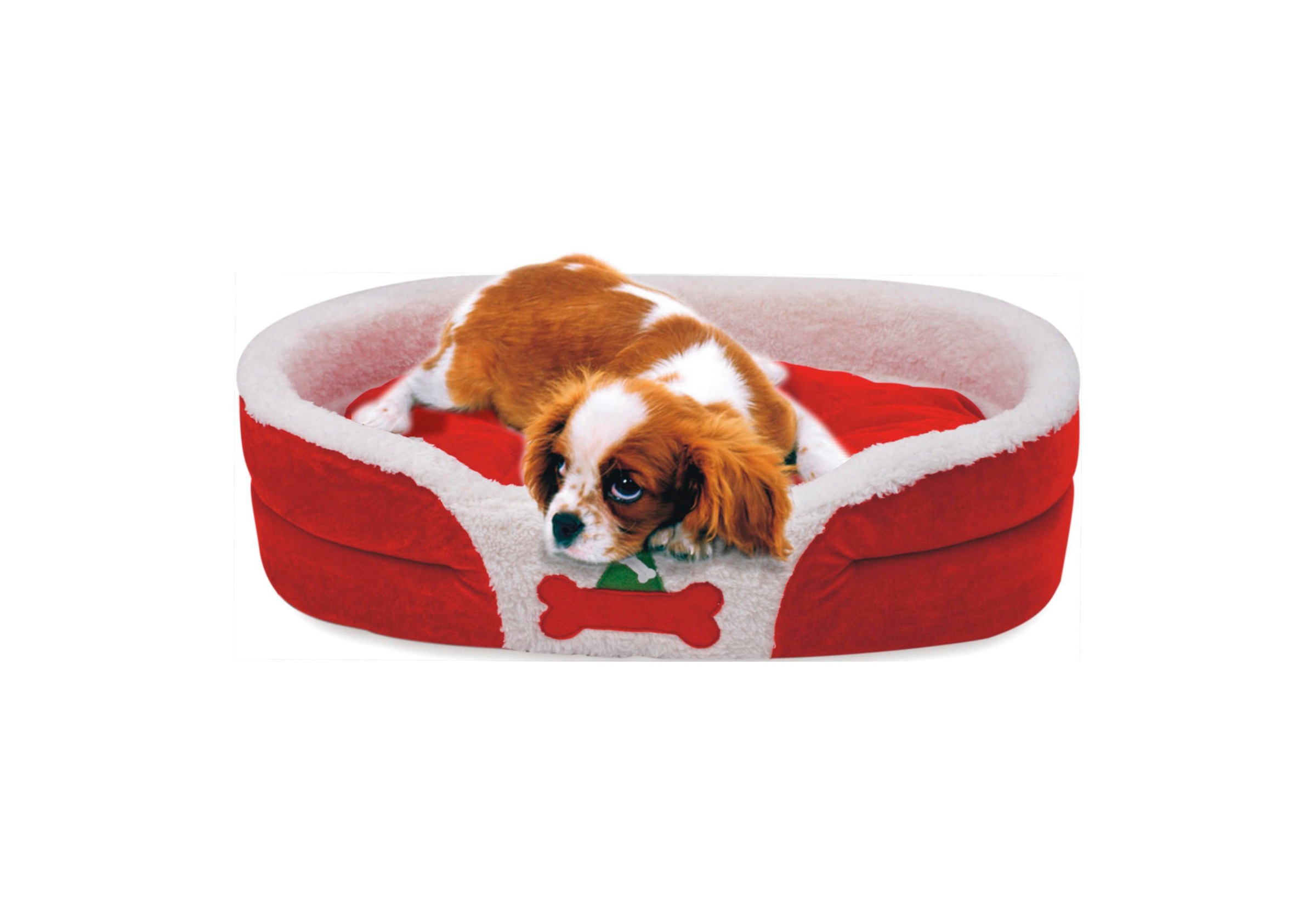 Heim Hundebett Weihnachtsset Hund Bxl 72x52 Cm Rot Online Kaufen Baur