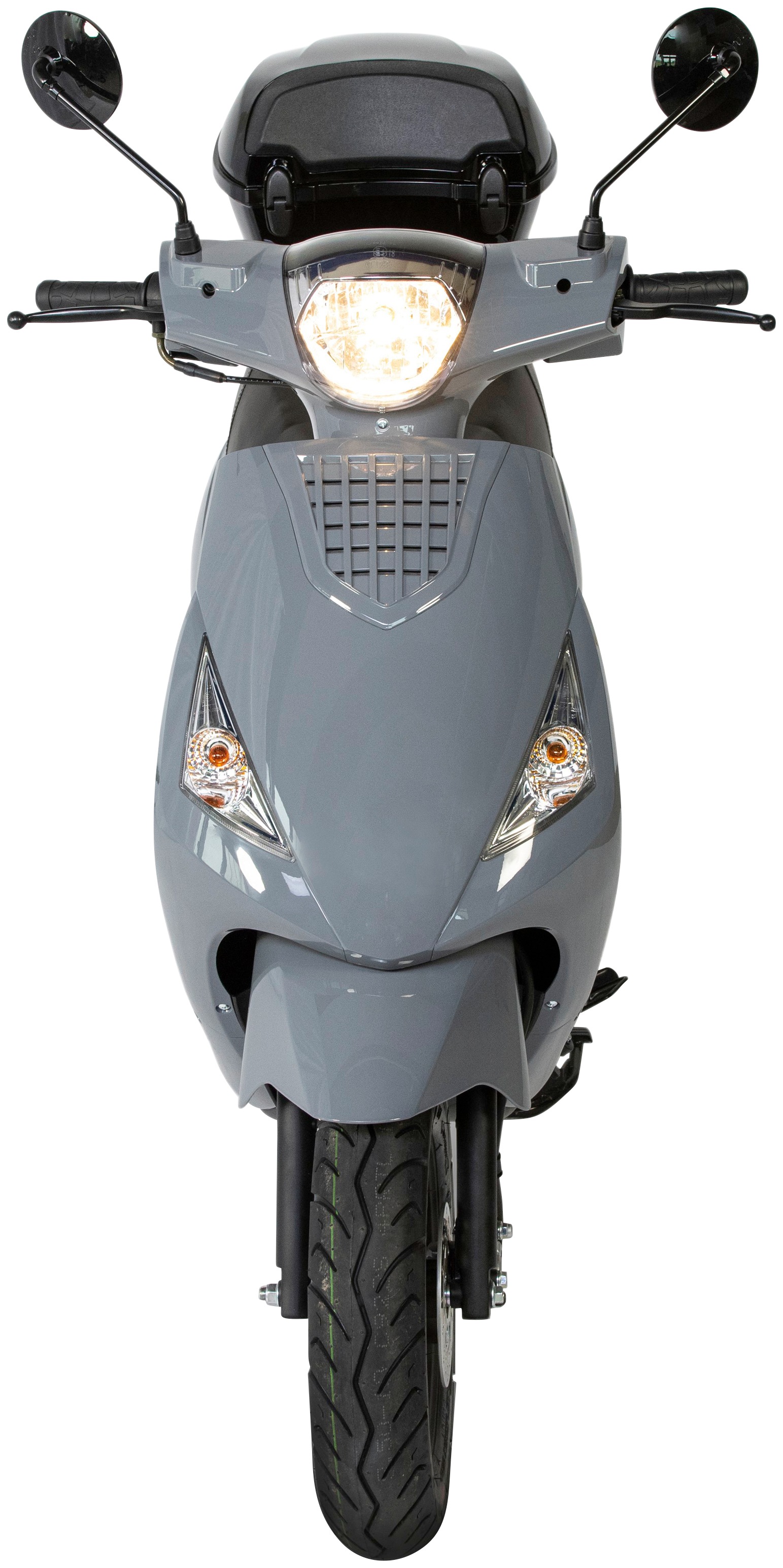GT UNION Motorroller »Matteo 50-45«, 50 cm³, 45 km/h, Euro 5, 3 PS,  (Komplett-Set, 2 tlg., mit Topcase), inkl. Topcase auf Raten | BAUR