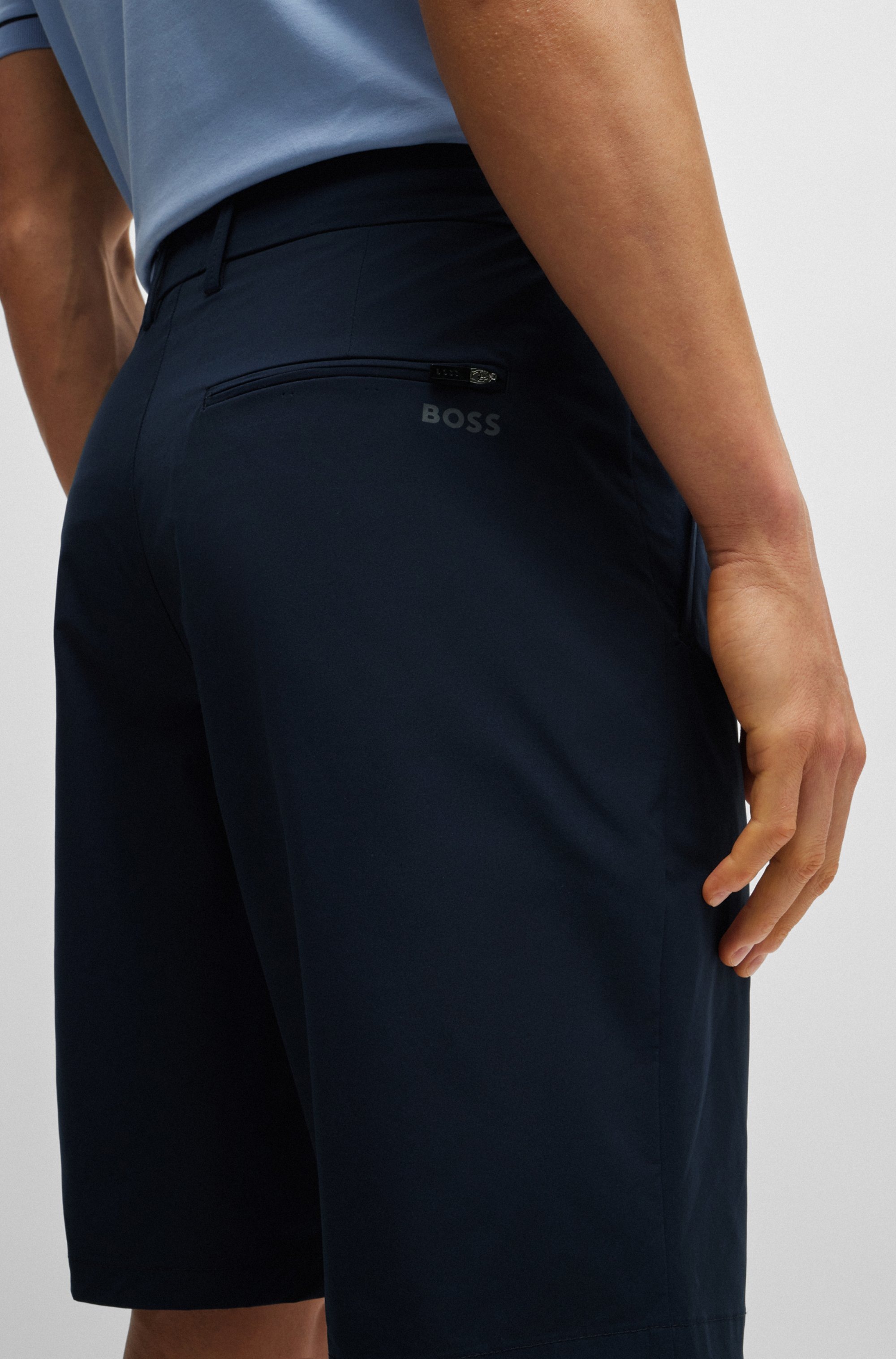 BOSS GREEN Shorts »S_Speedflex«, in klassischer Form