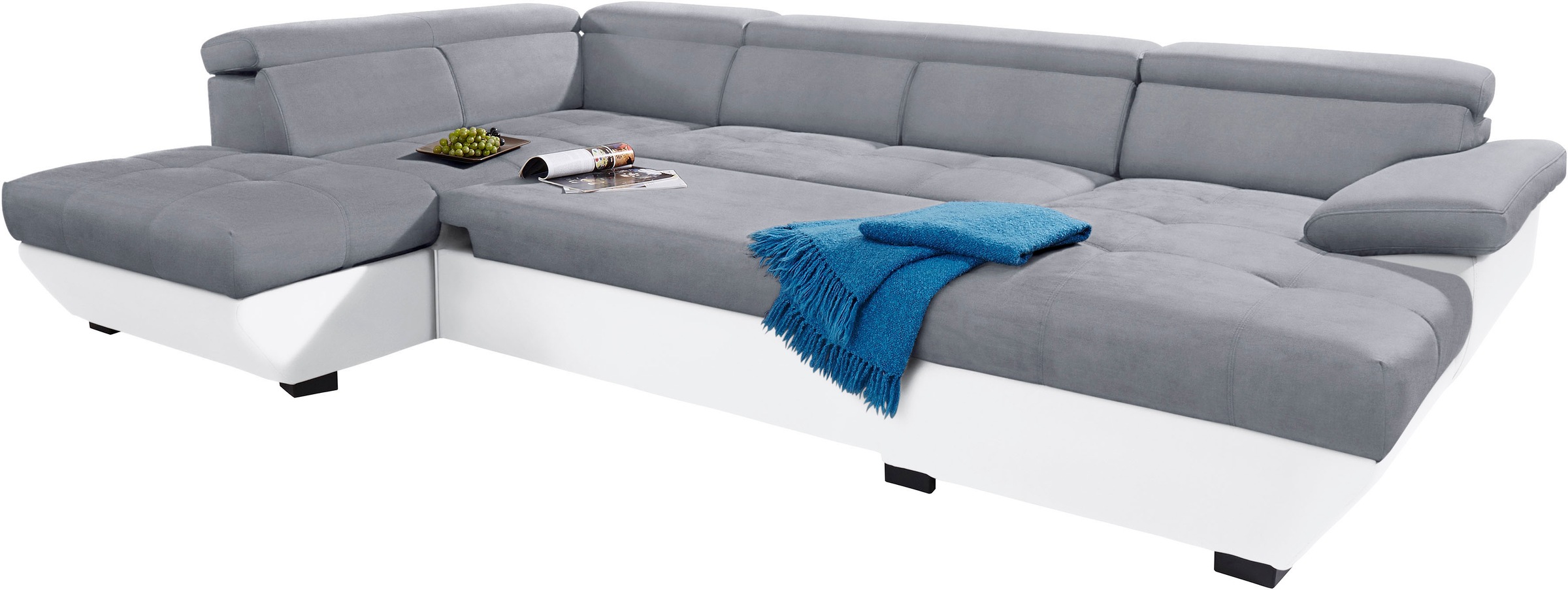 COTTA Wohnlandschaft "Speedway U-Form" mit Kopfteilverstellung, wahlweise m günstig online kaufen