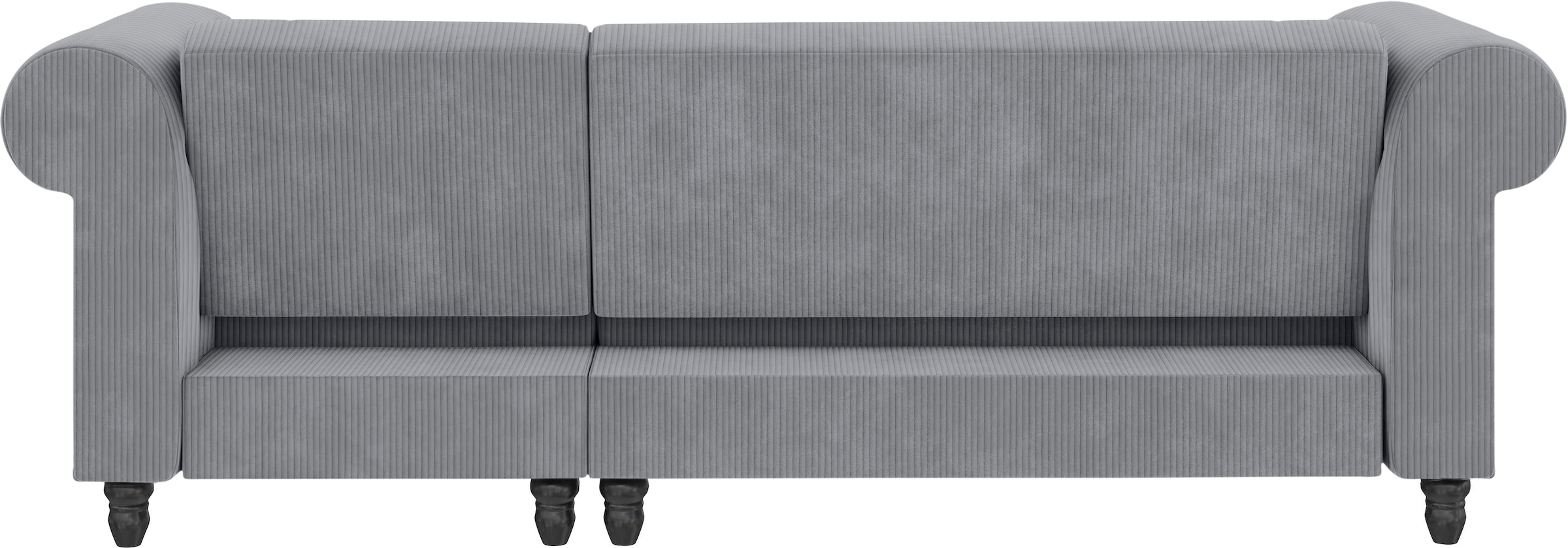 Dorel Home Ecksofa »Felix II, L-Form, Schlafsofa 241cm (Liegefl. 108/195 cm),«, verstellb. Rückenlehne, Recamiere wechselbar, Cord
