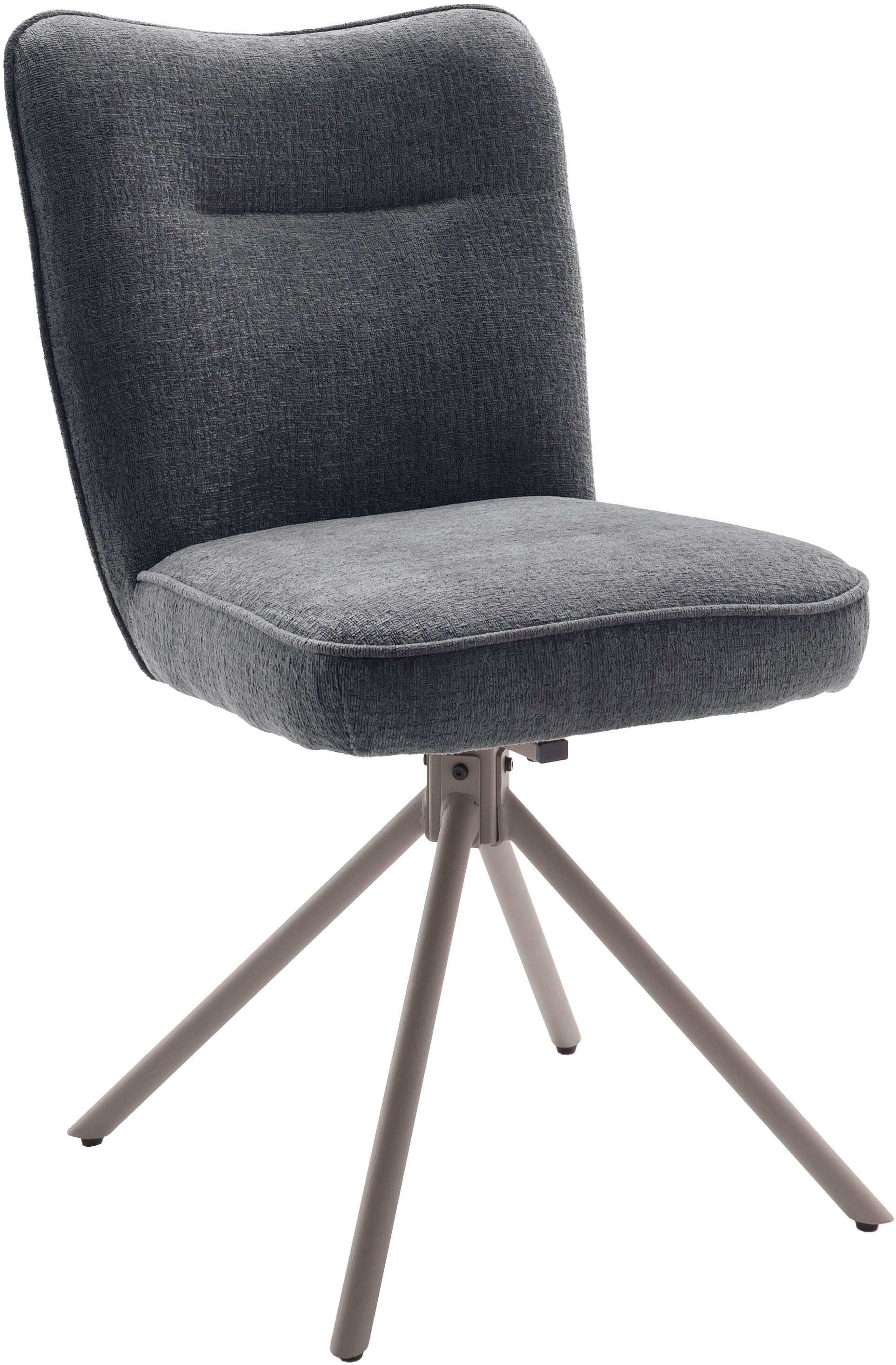 MCA furniture 4-Fußstuhl (Set) 2 Stk.180° drehbar, Taschenfederkern