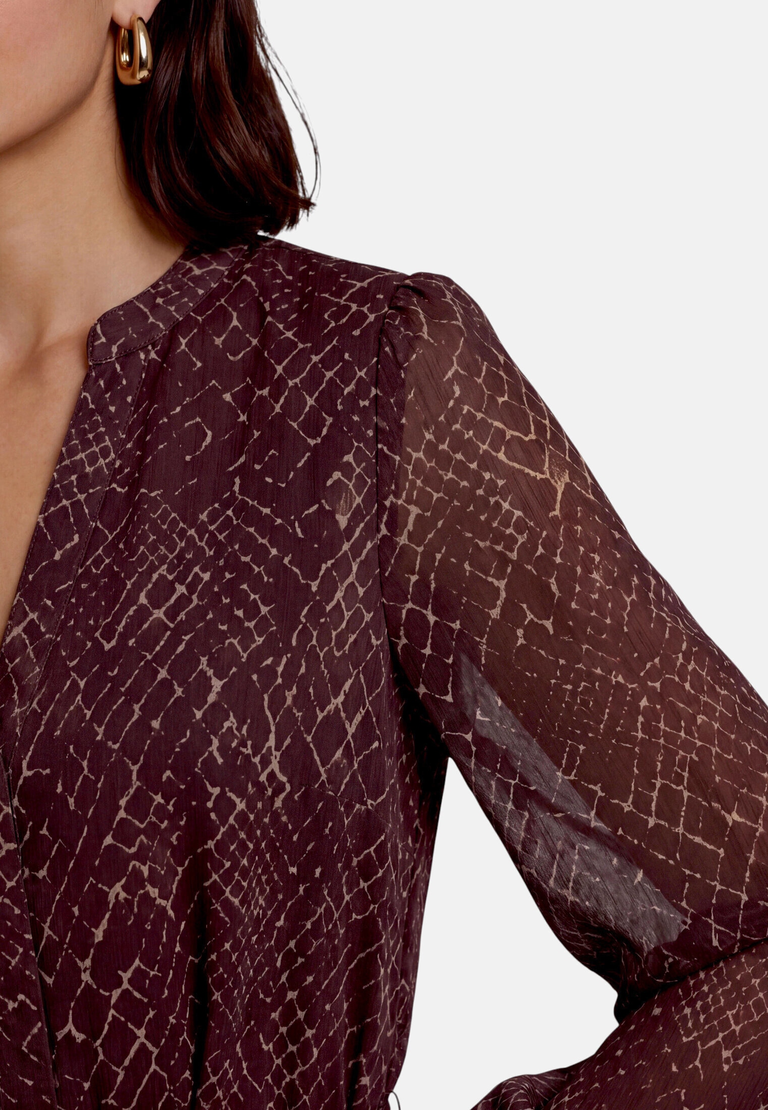Zero Maxikleid »Damen mit Gürtel« Material