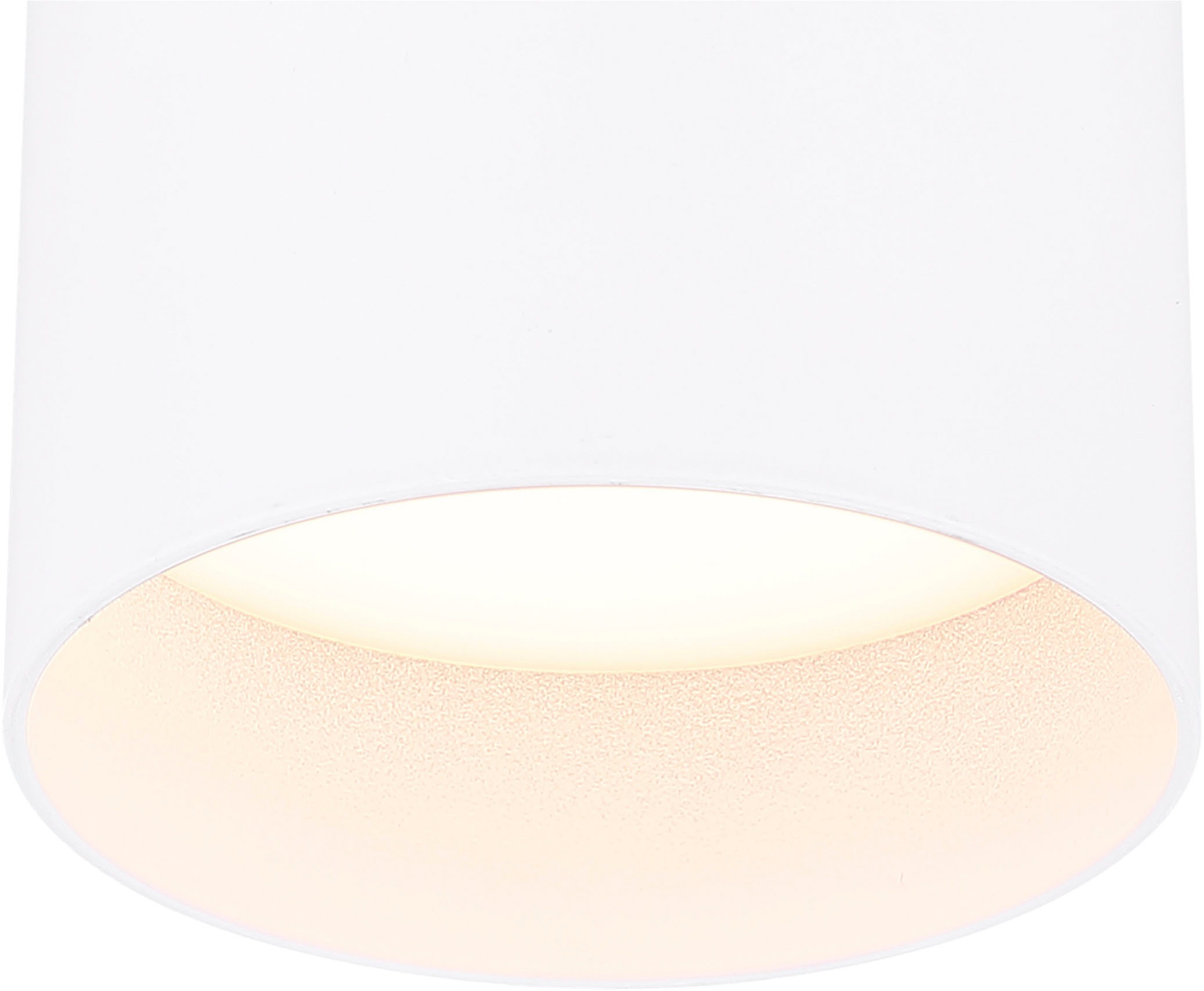 GLOBO LIGHTING Deckenleuchte »JENNY« LED-Modul 1 Stk. Warmweiß Deckenlampe Kunststoff satiniert Hintergrundbeleuchtung 3000K