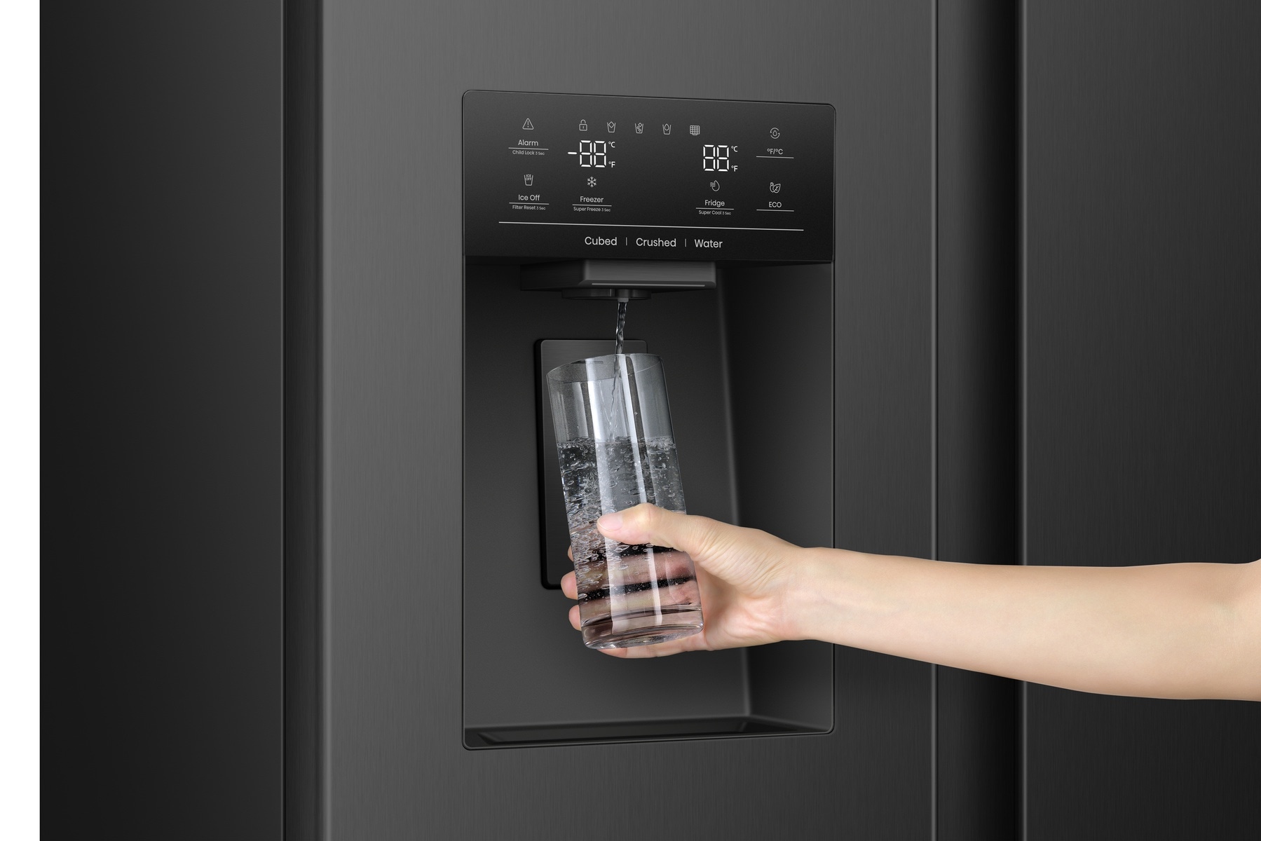 Hisense Side-by-Side »RS5P528STFE« 178,6 cm hoch 91,1 cm breit