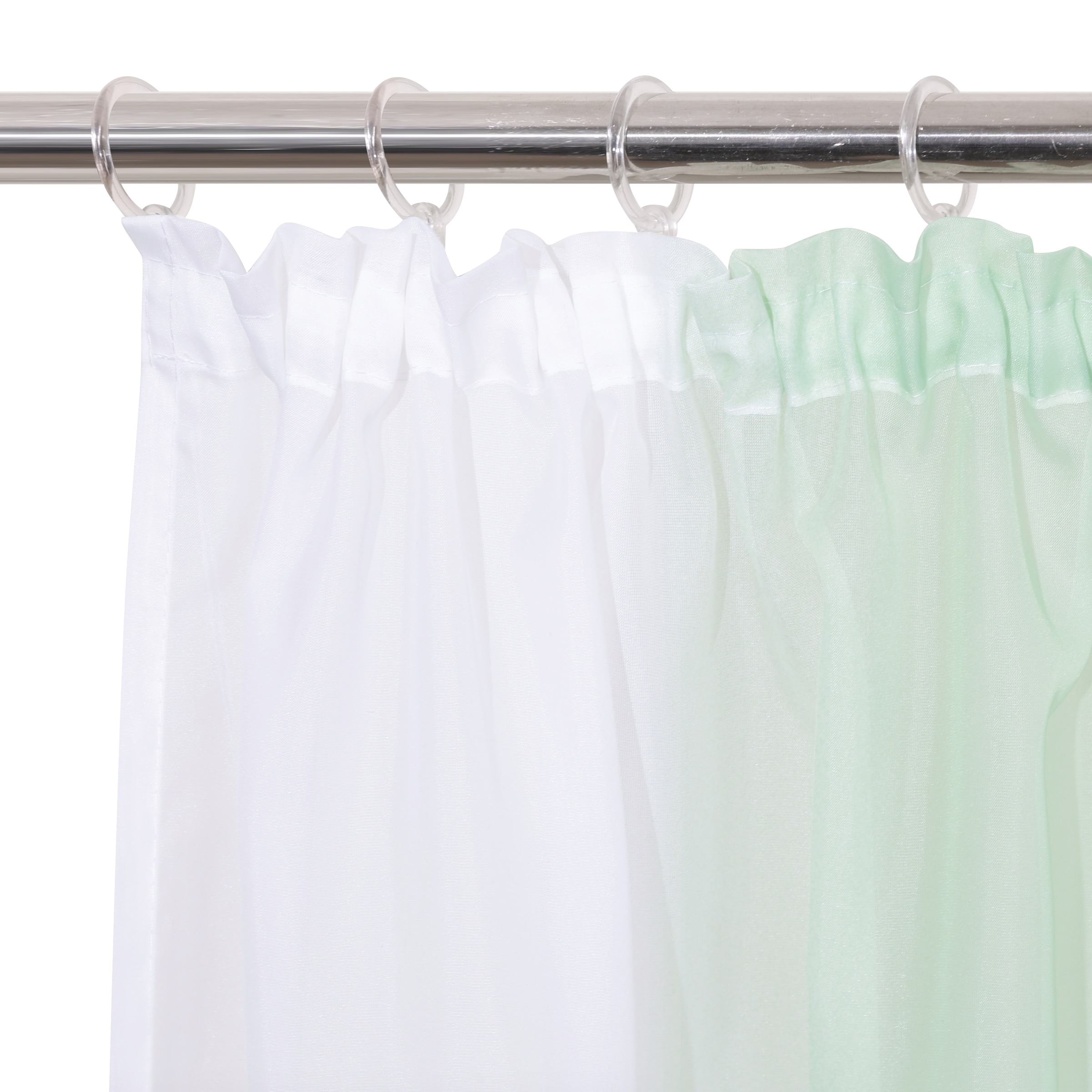 OTTO home Gardine »Nivva« Kräuselband 2 Stk. tlg. Transparent, Kräuselband, Pflegeleicht, 2er Set