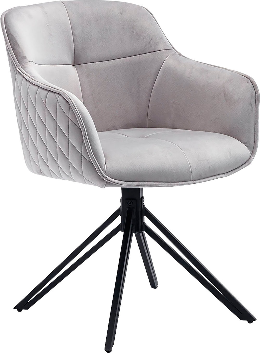 SalesFever Armlehnstuhl "Stilvoller Esszimmerstuhl" () mit 360 Drehfunktion günstig online kaufen