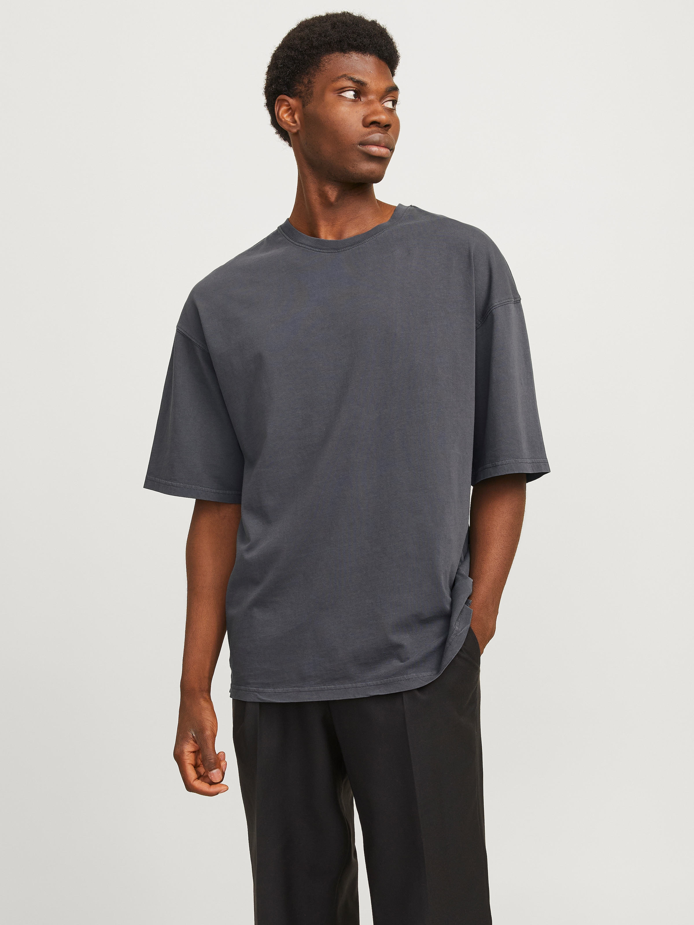 Jack & Jones Rundhalsshirt "JJECHARGE FADED TEE O-NECK NOOS", mit Rundhalsausschnitt