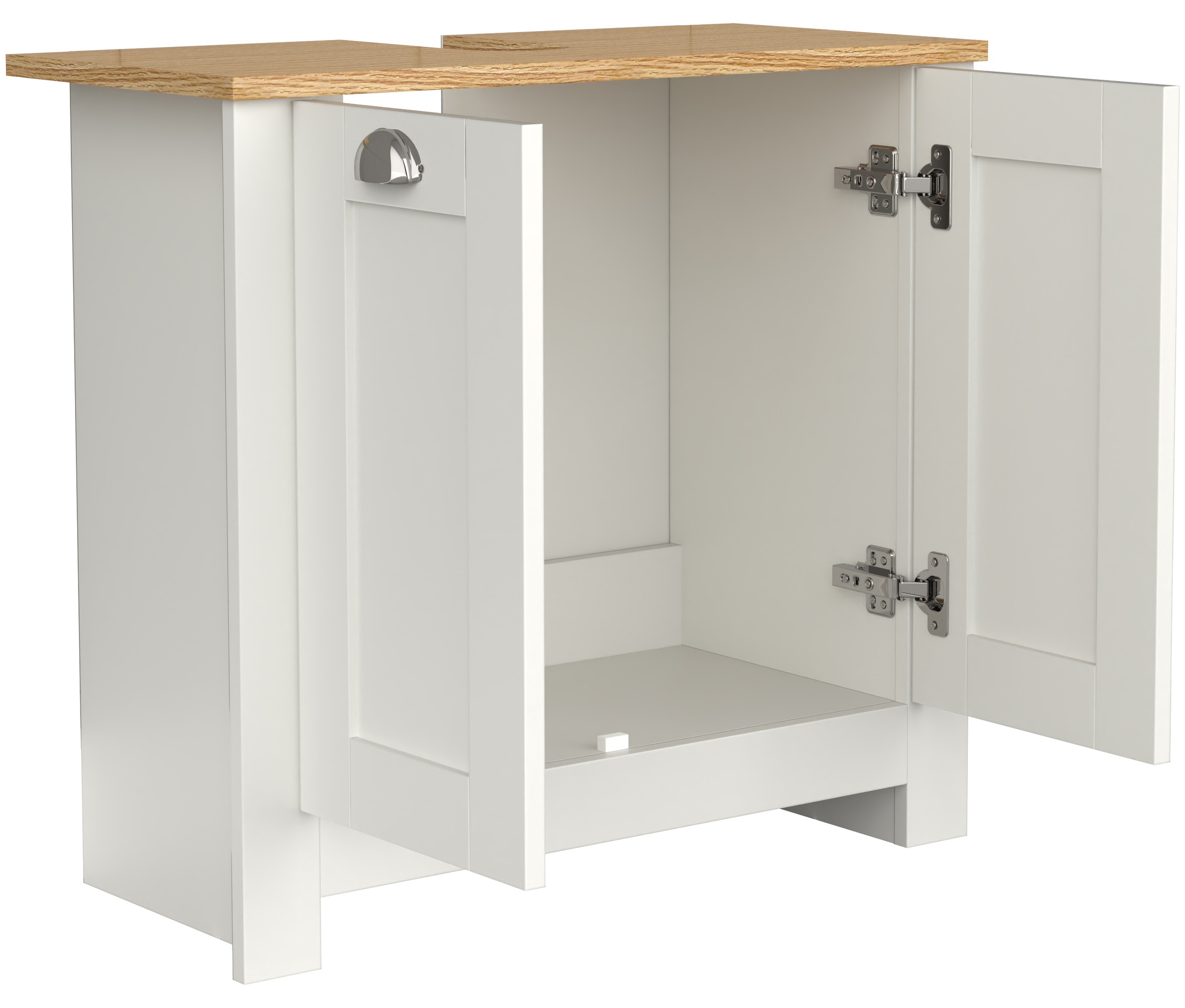 VCM Waschbeckenschrank "Holz Badmöbel Badunterschrank Schrank Balusa M" 1 S günstig online kaufen