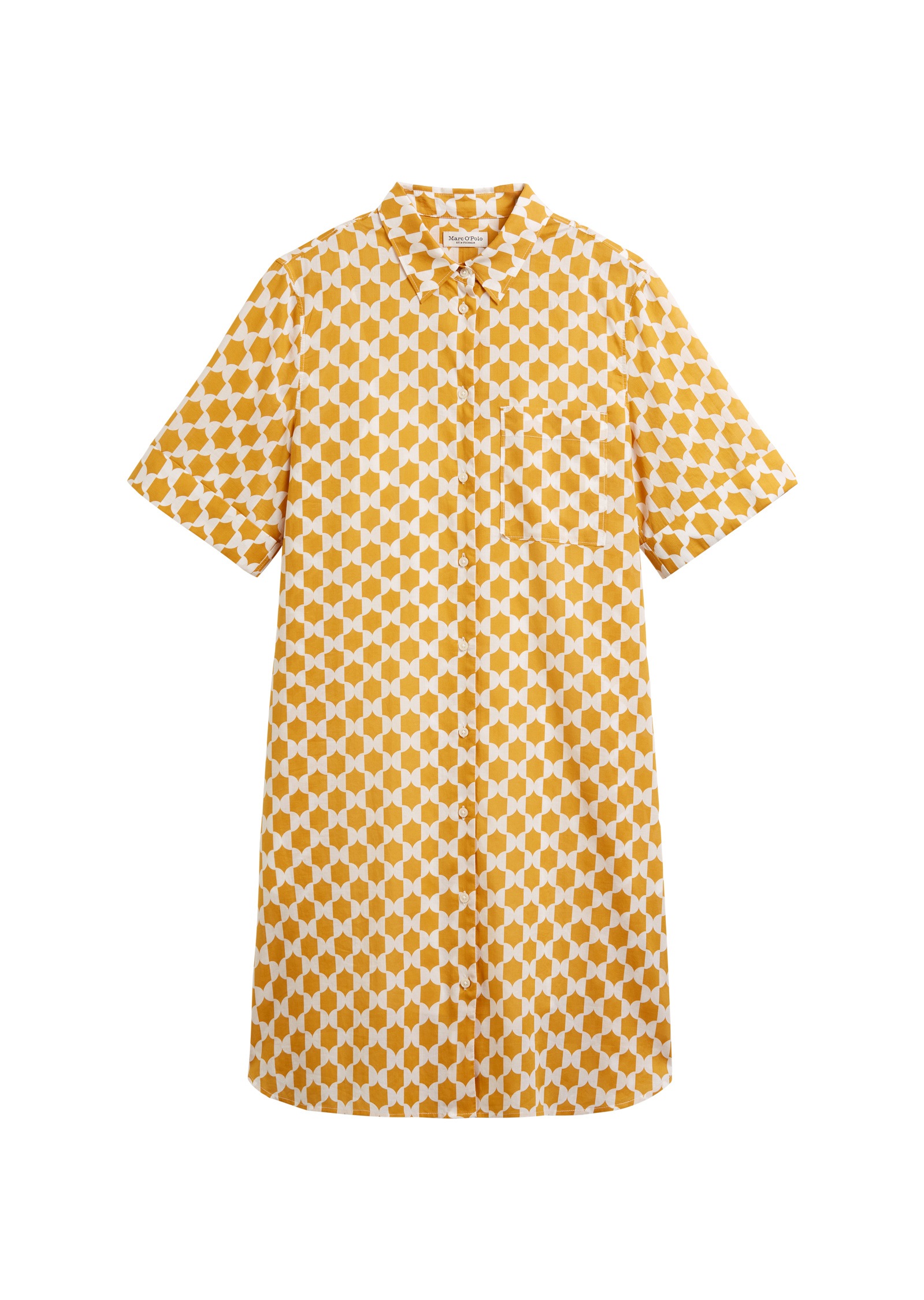 Marc O'Polo Hemdblusenkleid »aus leichtem Baumwoll-Voile«