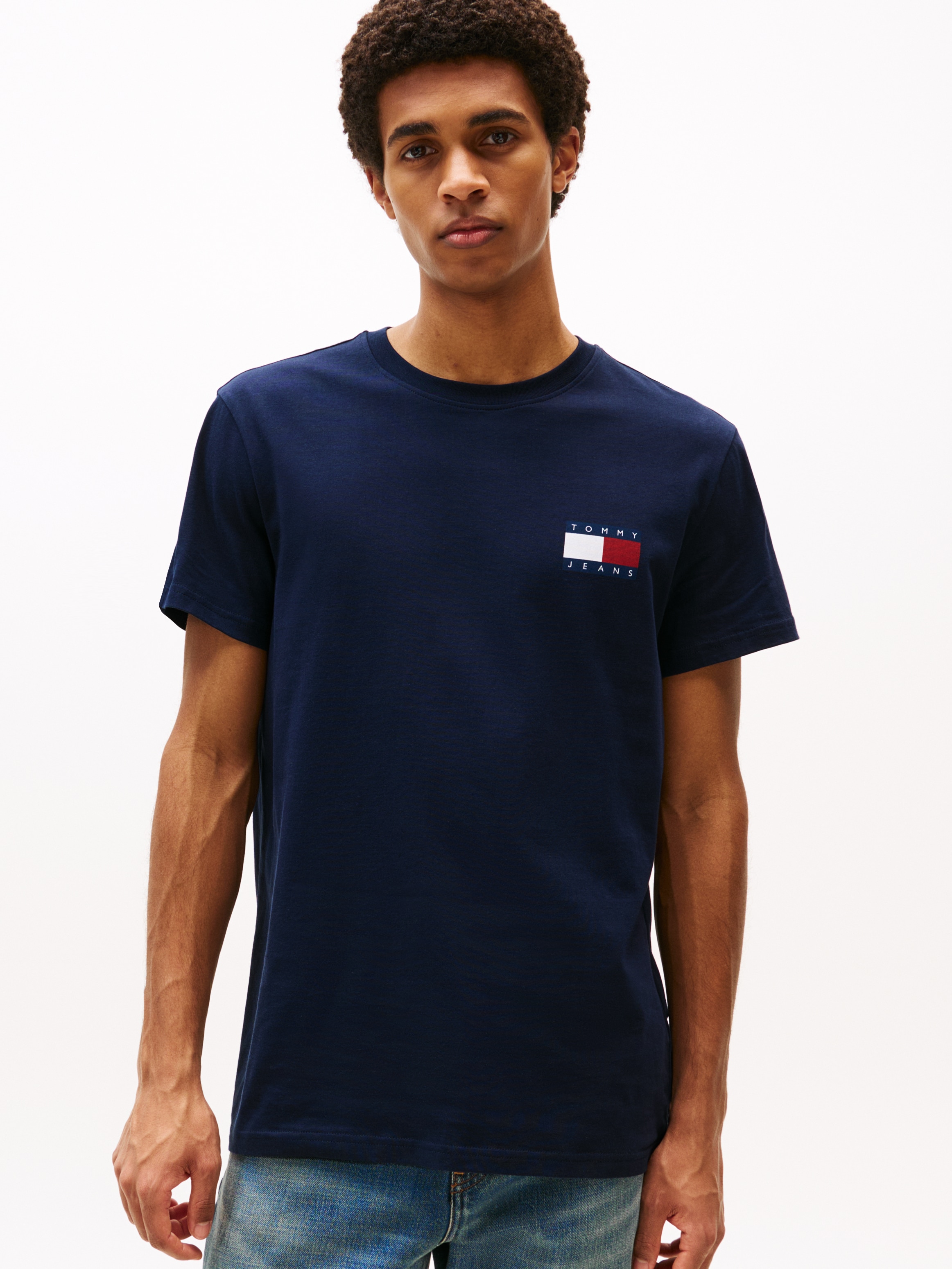 Tommy Jeans T-Shirt »TJM SLIM 2PACK ESS FLAG TEE« 2