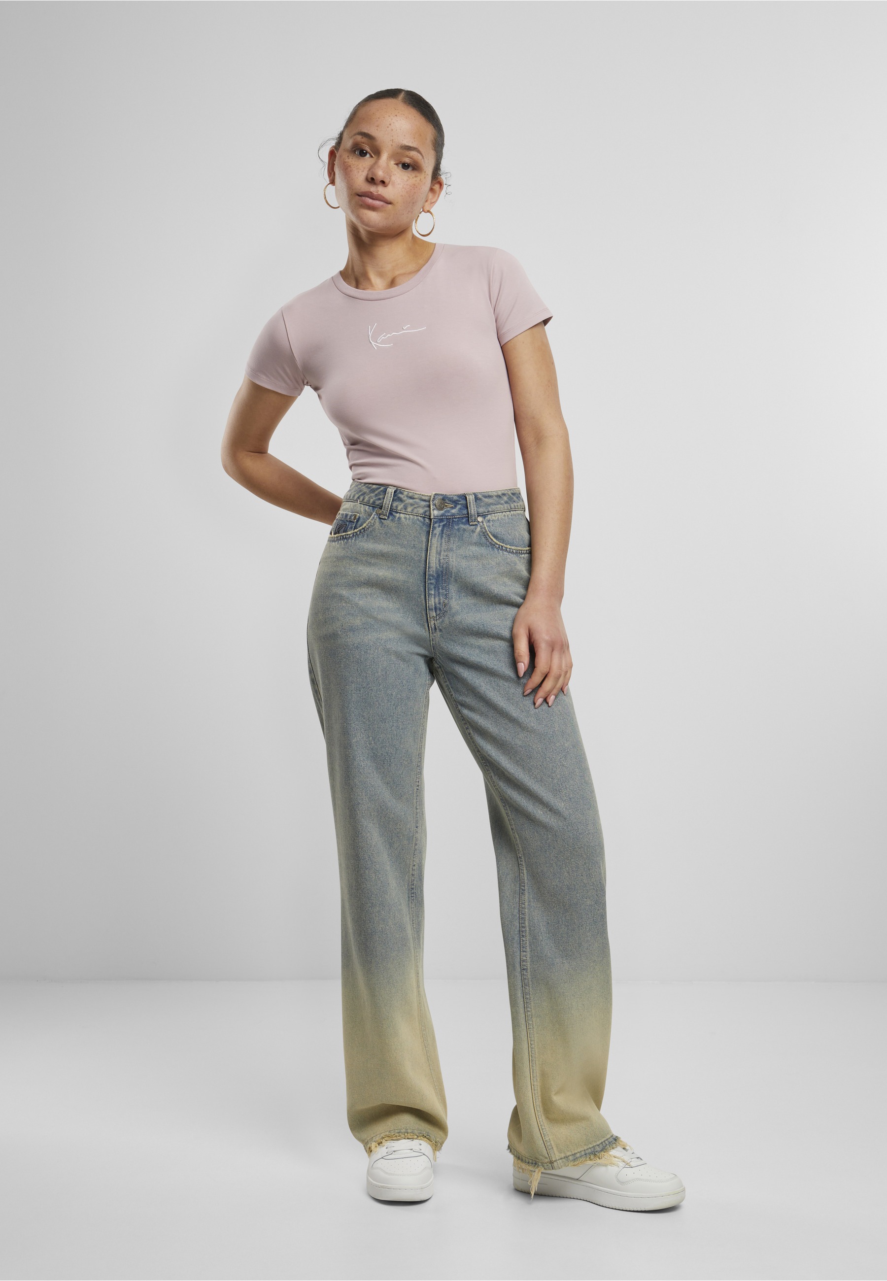 Karl Kani Bequeme Jeans »Karl Kani Karl Kani Og Five Pocket Straight Leg Gradient Denim«