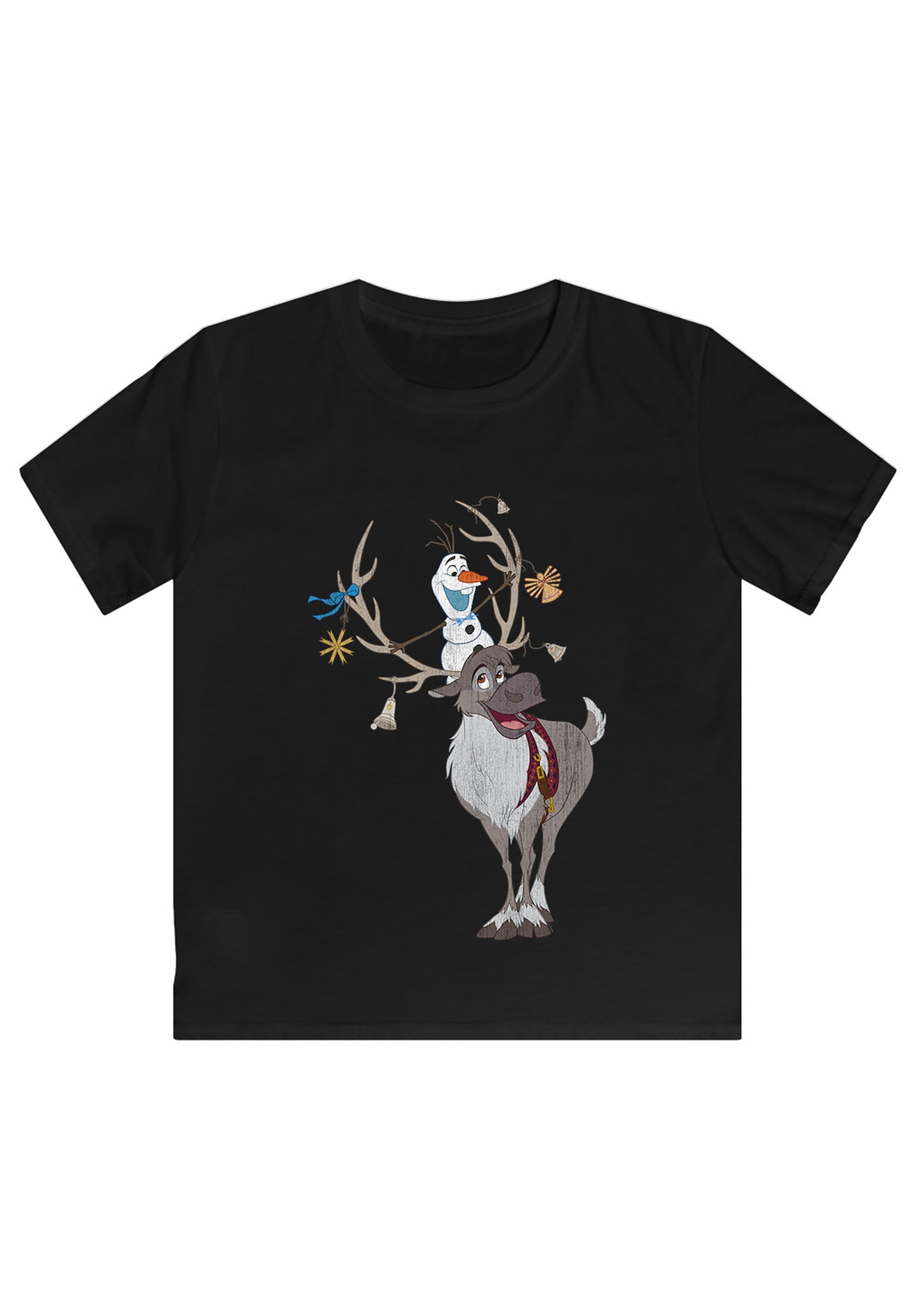 F4NT4STIC T-Shirt »Disney Frozen Sven und Olaf Christmas«, Print