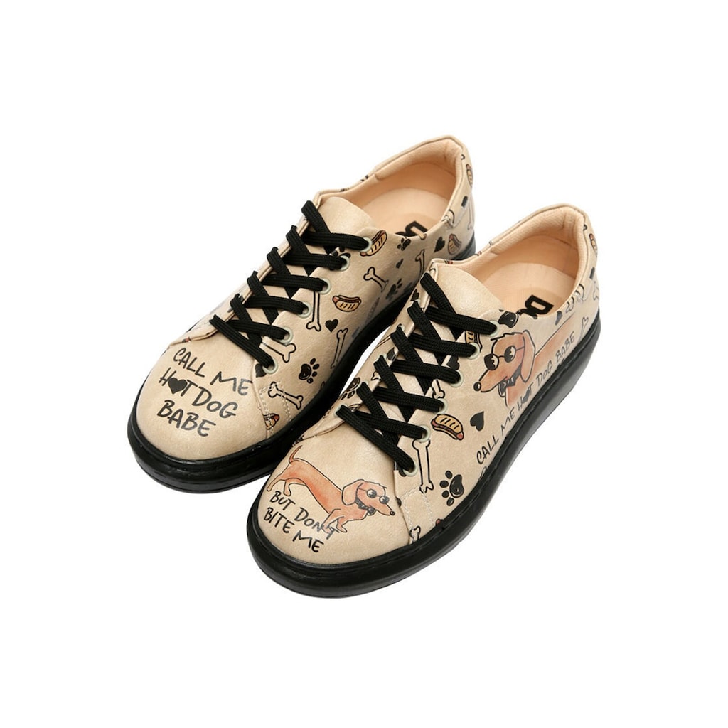 DOGO Plateausneaker »Call me Hotdog«, Vegan