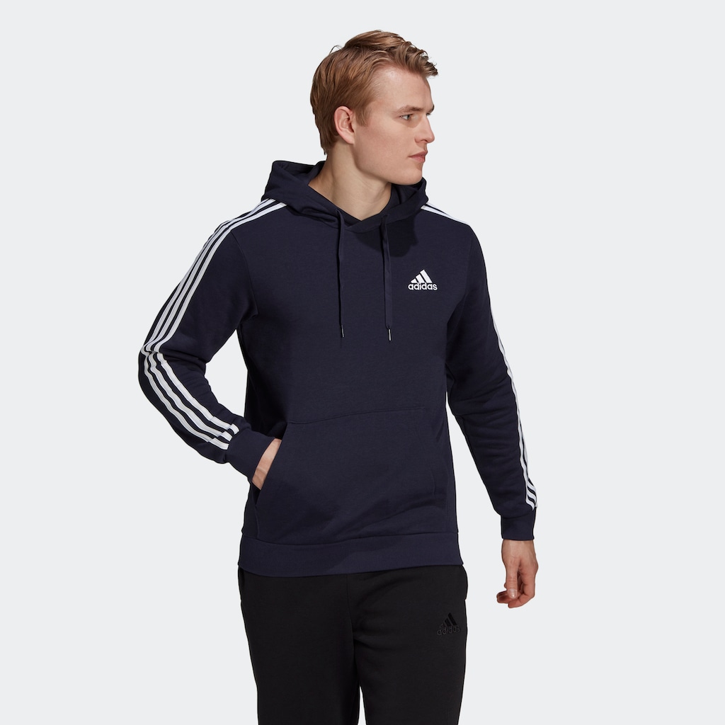 adidas Sportswear Kapuzensweatshirt »ESSENTIALS FLEECE 3STREIFEN HOODIE«