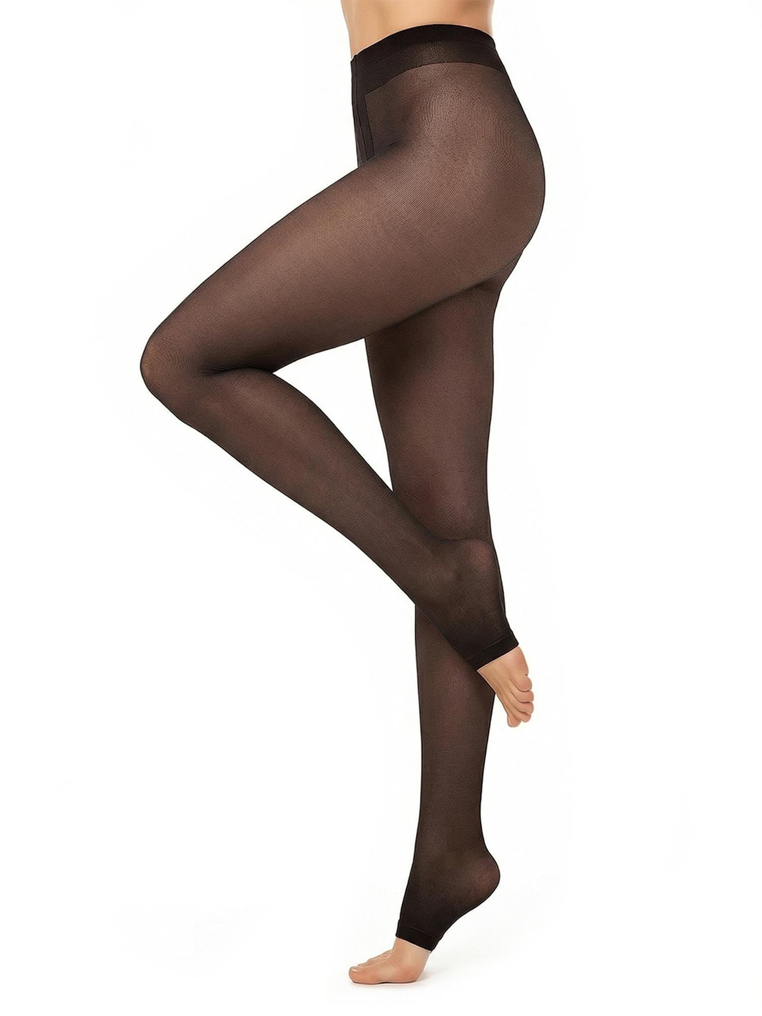 GLAMORY Feinstrumpfhose "My Size" 20 DEN zehenoffen, elastisch, plus size