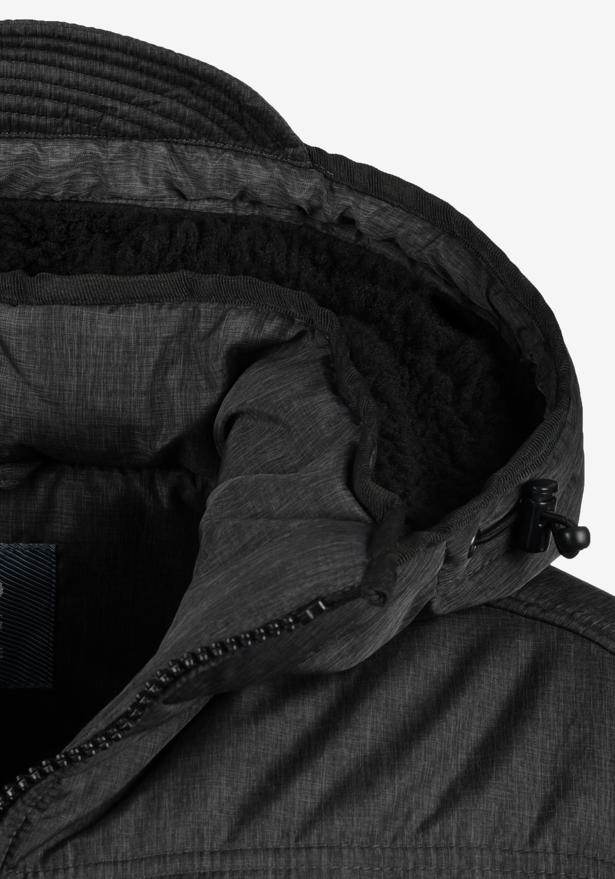 BLEND BHBoris Quilted Jacket Black Teddy Size XL 5