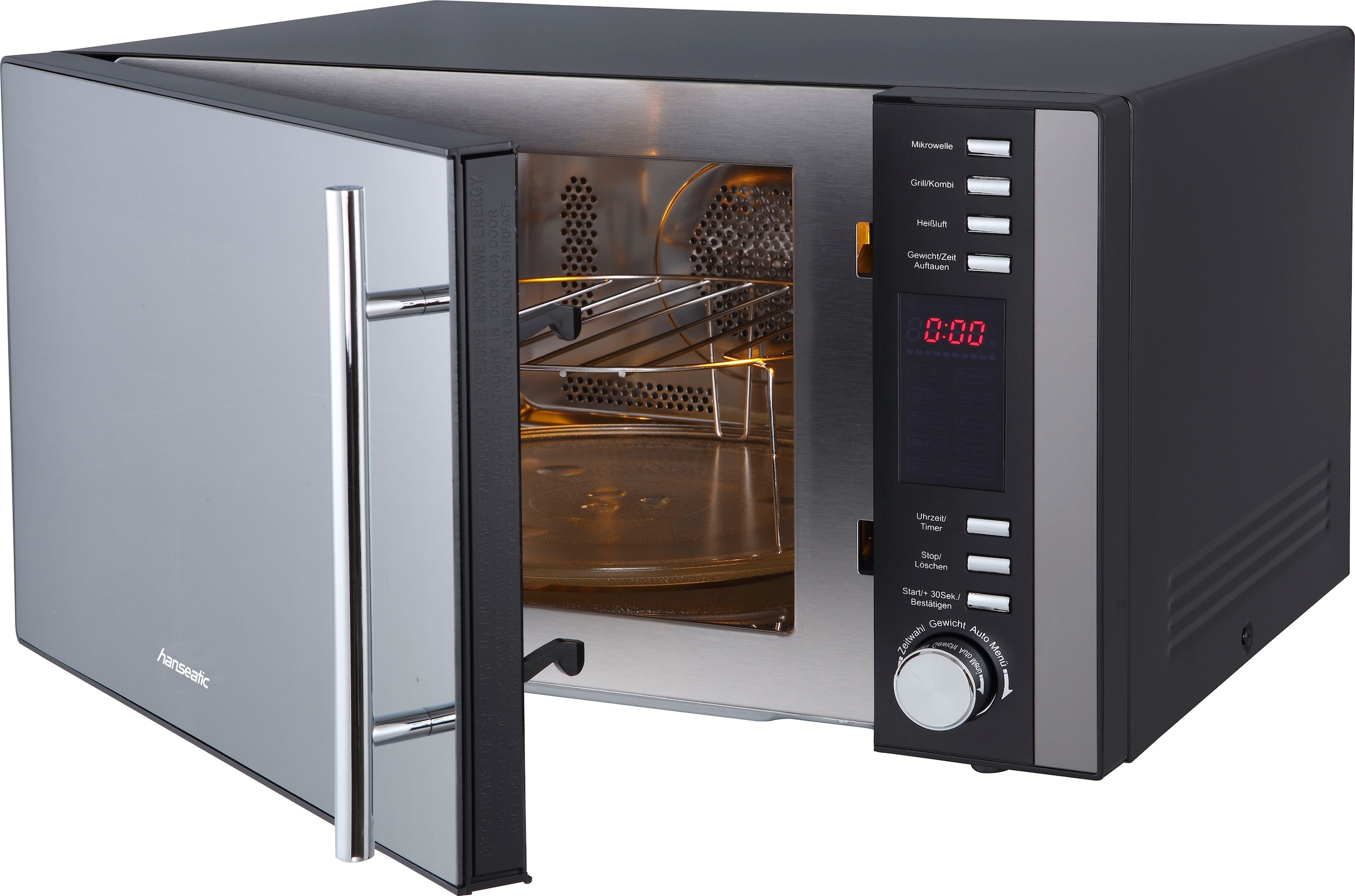 Hanseatic Mikrowelle "AC925EBL" Grill  Heißluft  Mikrowelle 900 W 5 Leistun günstig online kaufen