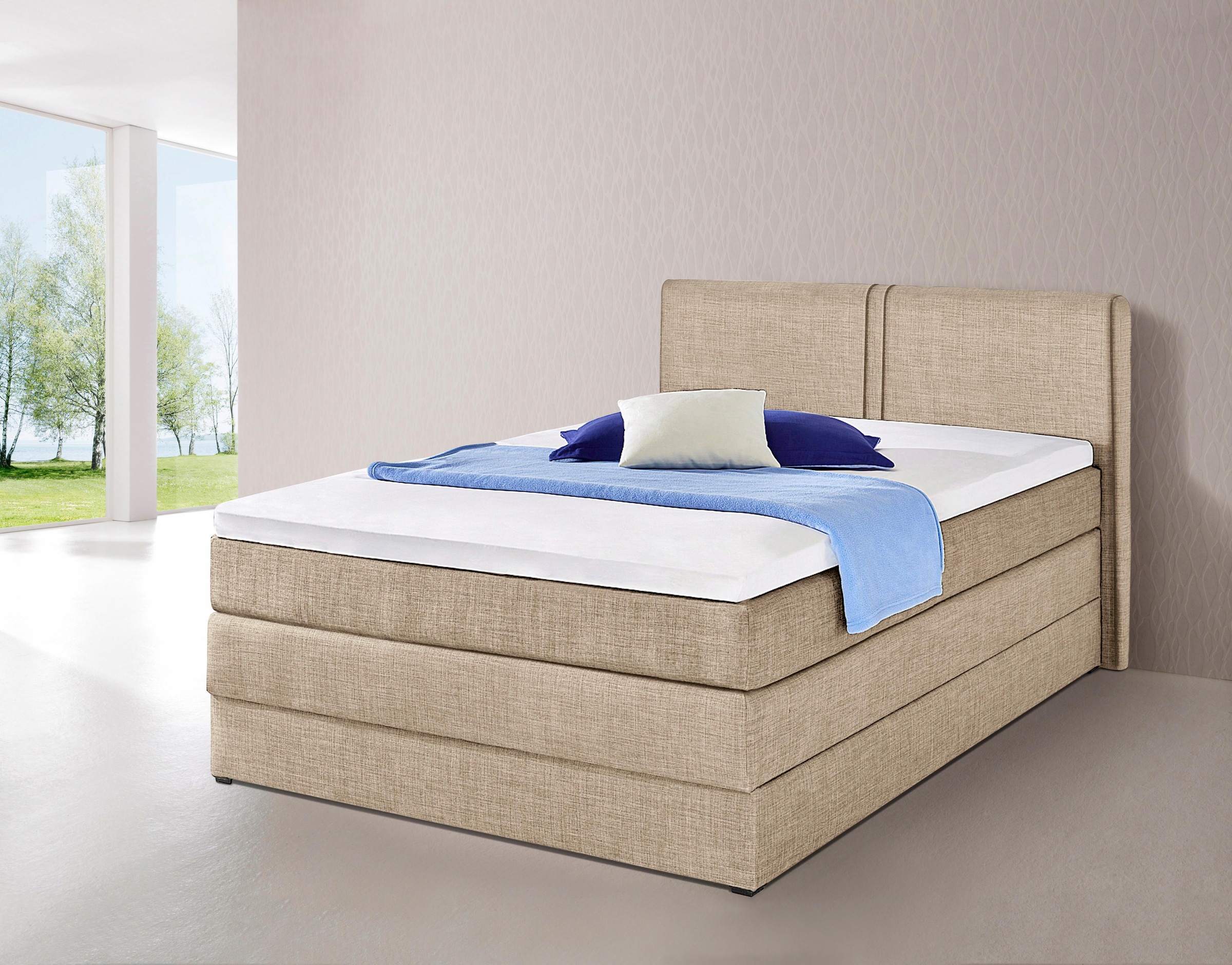hapo Boxspringbett, mit Bettkasten